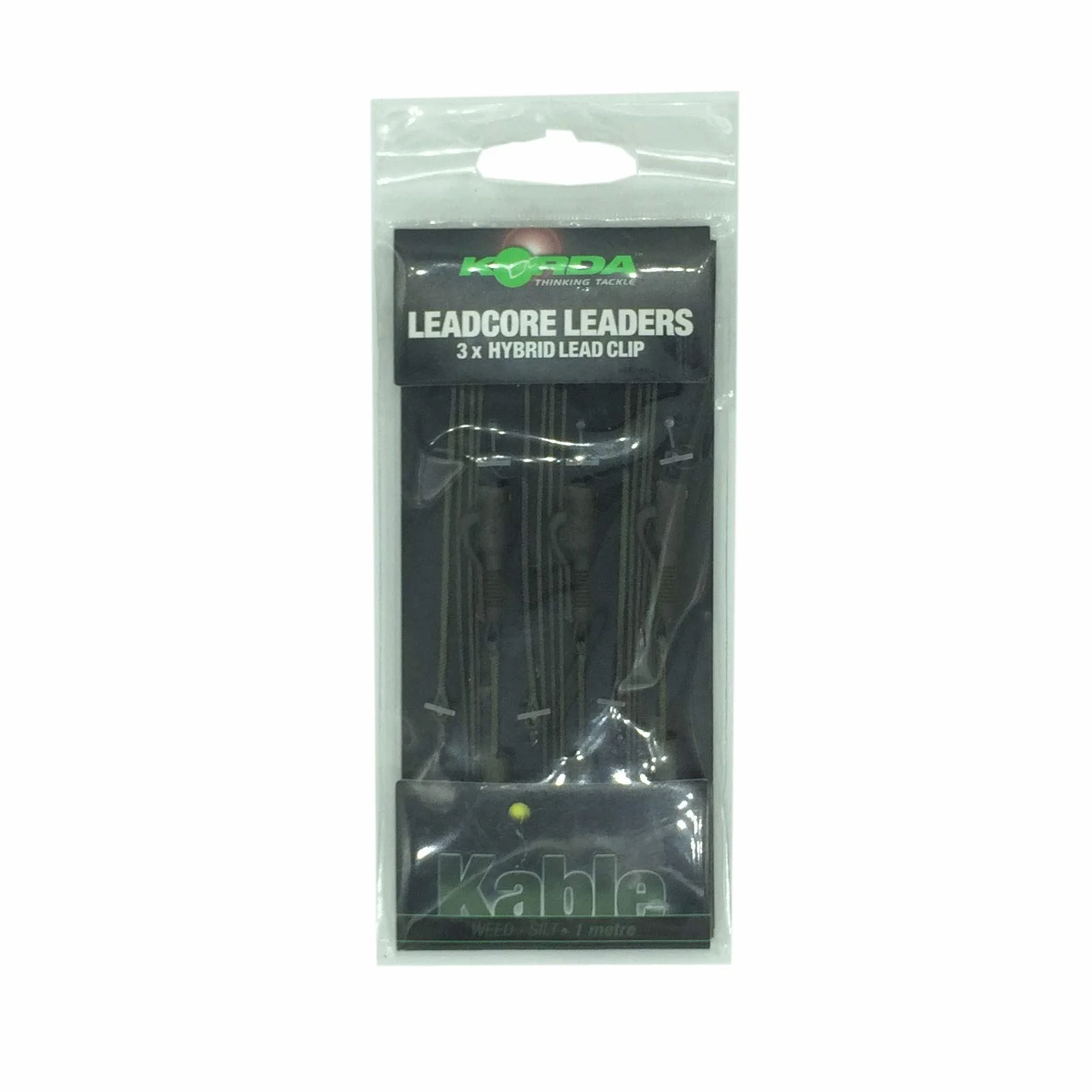 Korda Leadcore Leaders Hybrid Lead Clip Ring Swivel