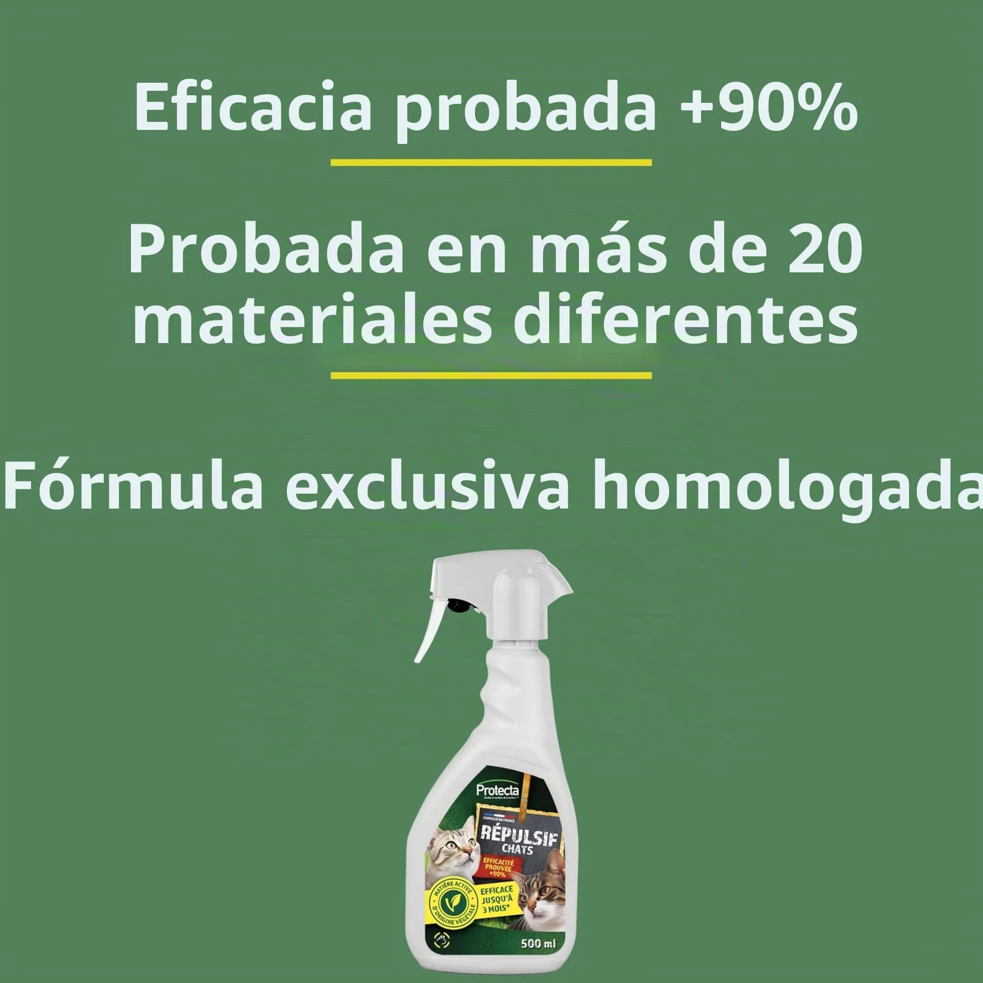 Repelente de Gatos para Interior y Exterior, Spray Antiarañazos y Marcado Urinario, 500ml – Protección Eficaz para Muebles y Jardines