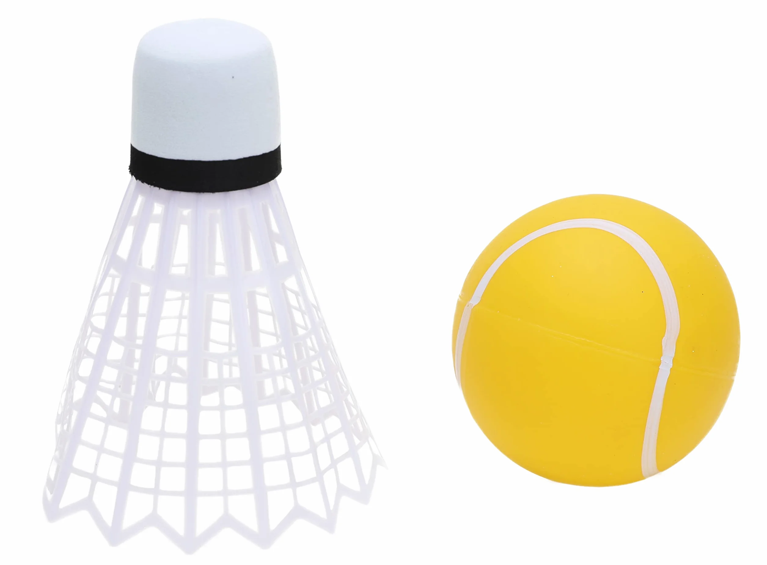 Toyland Juego de Tenis y Bádminton 65 cm - 2 Raquetas Gigantes con Volante y Pelota
