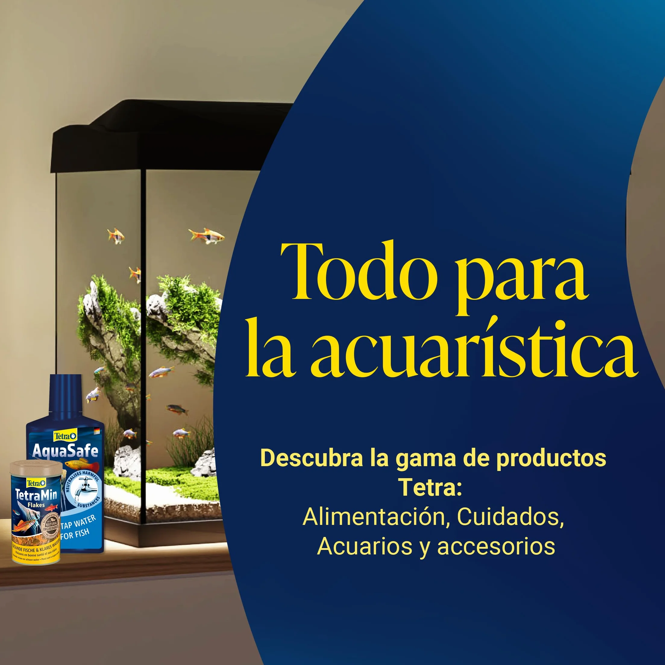 Tetra Test 7in1 - Test de agua para acuarios, control rápido y sencillo de la calidad del agua, 1 paquete (50 tiras reactivas)
