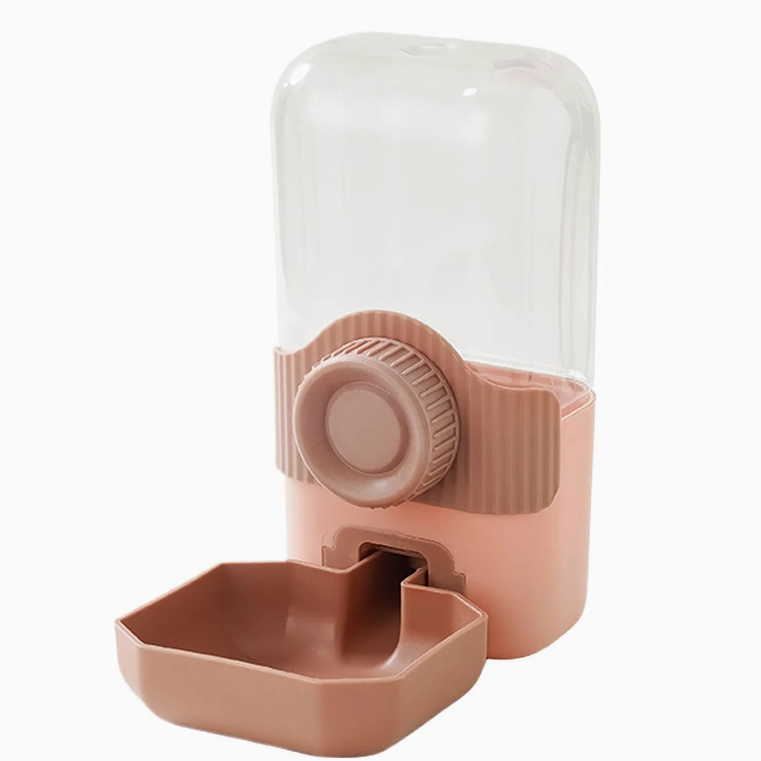 comedero automático para Gatos, Dispensador de Agua Colgante for Gatos | Comedero automático for Gran Capacidad(Pink)