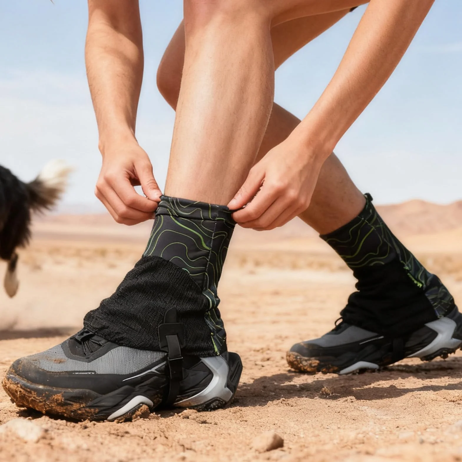 Polainas Para Trail Running - Ajustables Y Transpirables, 1 Par De Polainas Para Botas