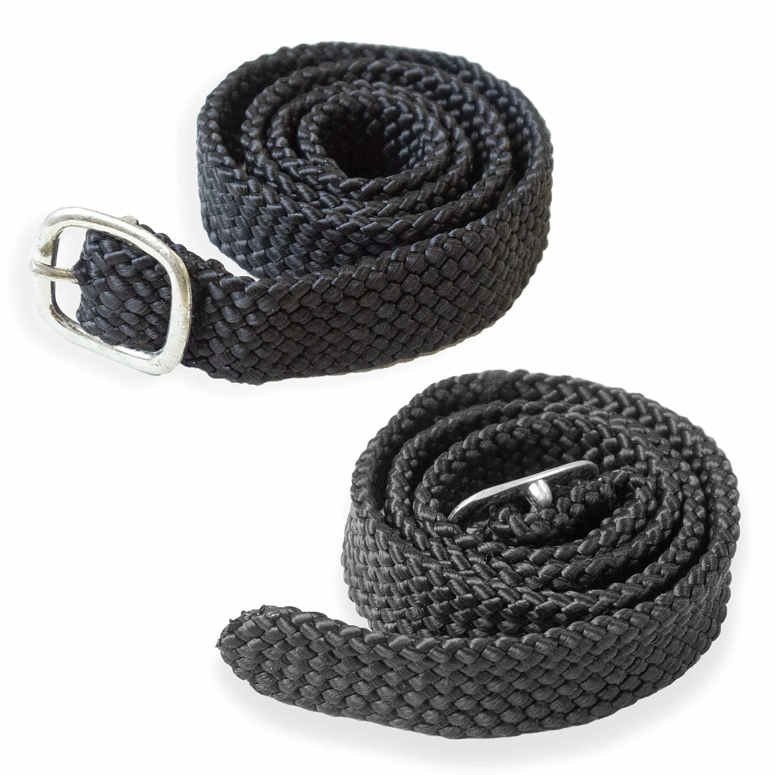 Pferdelinis Correas para espuelas en color negro, 2 unidades, para esporas de repuesto, tamaño ajustable, fijación perfecta de esporas de equitación