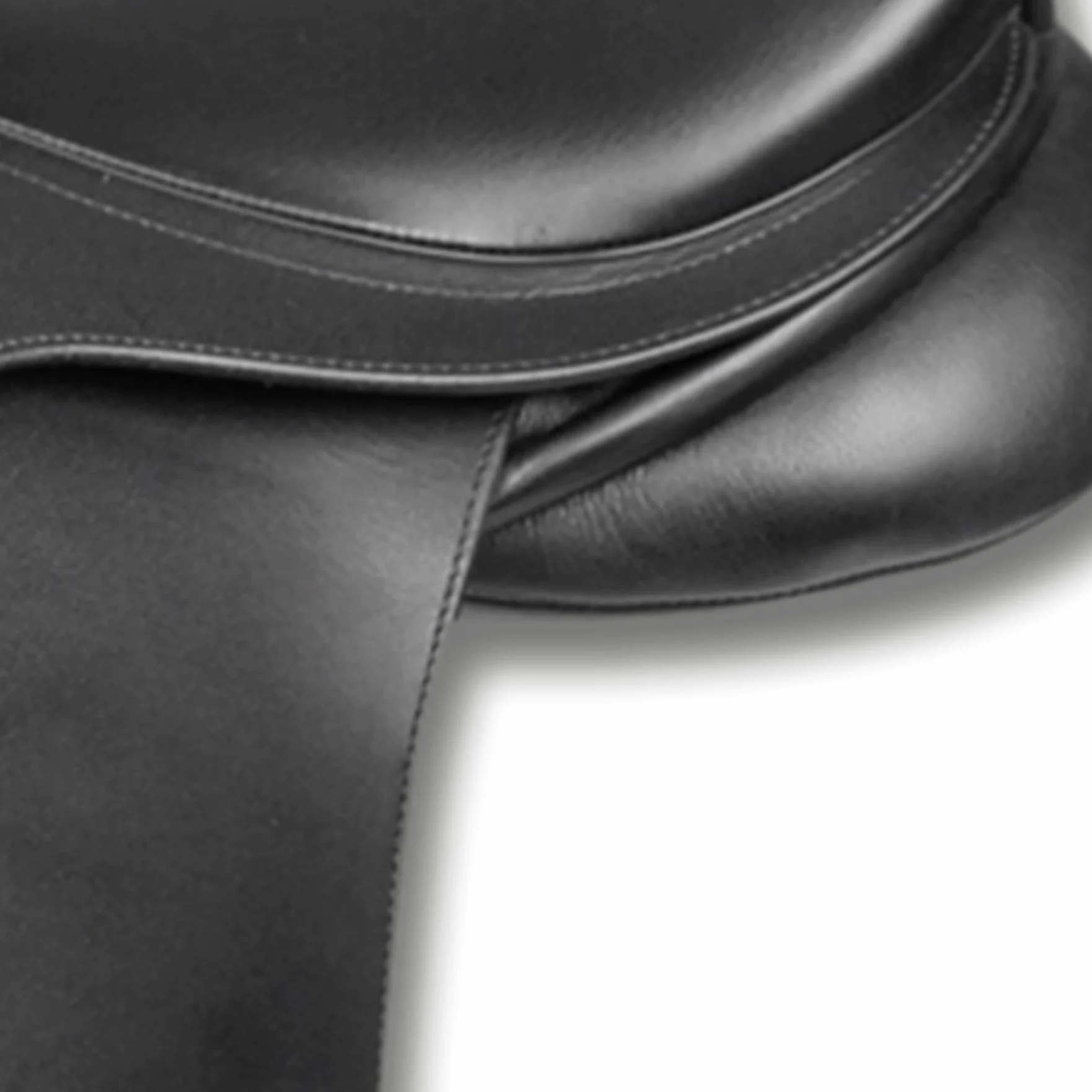 WALDHAUSEN Sillín de doma Comfort, piel, 17,5''/44 cm, negro