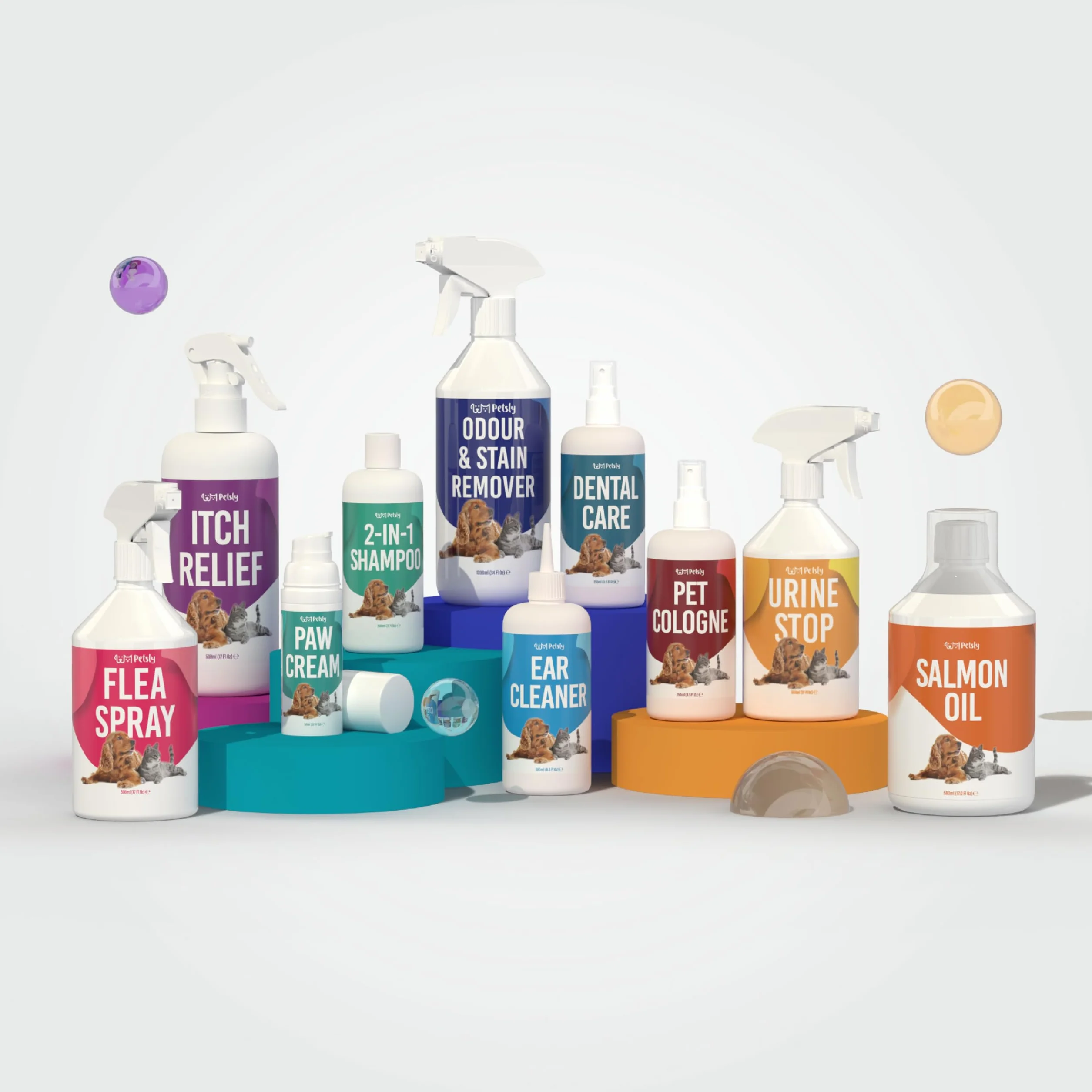 Petsly® Repelente Orina Perros y Gatos -500ml- Triple Acción - Adiestramiento, Evitar Pipi Perros y Gatos, Eliminador de Olores - Uso Interior y Exterior - No Mancha - Aroma Cítrico - Repelente Gatos
