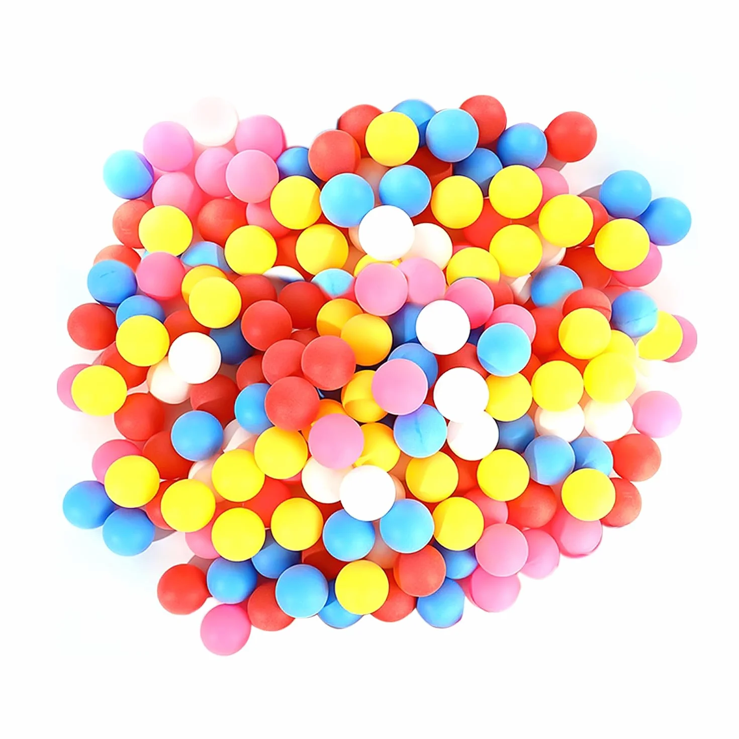 MEMOFYND 40 pelotas de ping pong de mesa coloridas de plástico para mascotas