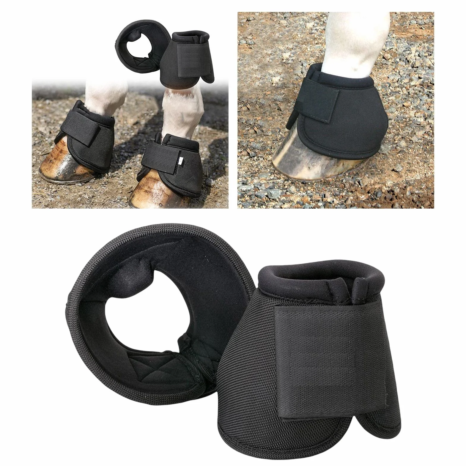 Colcolo Botas Campana Caballo Bota Balística Lavable Protección y para Par