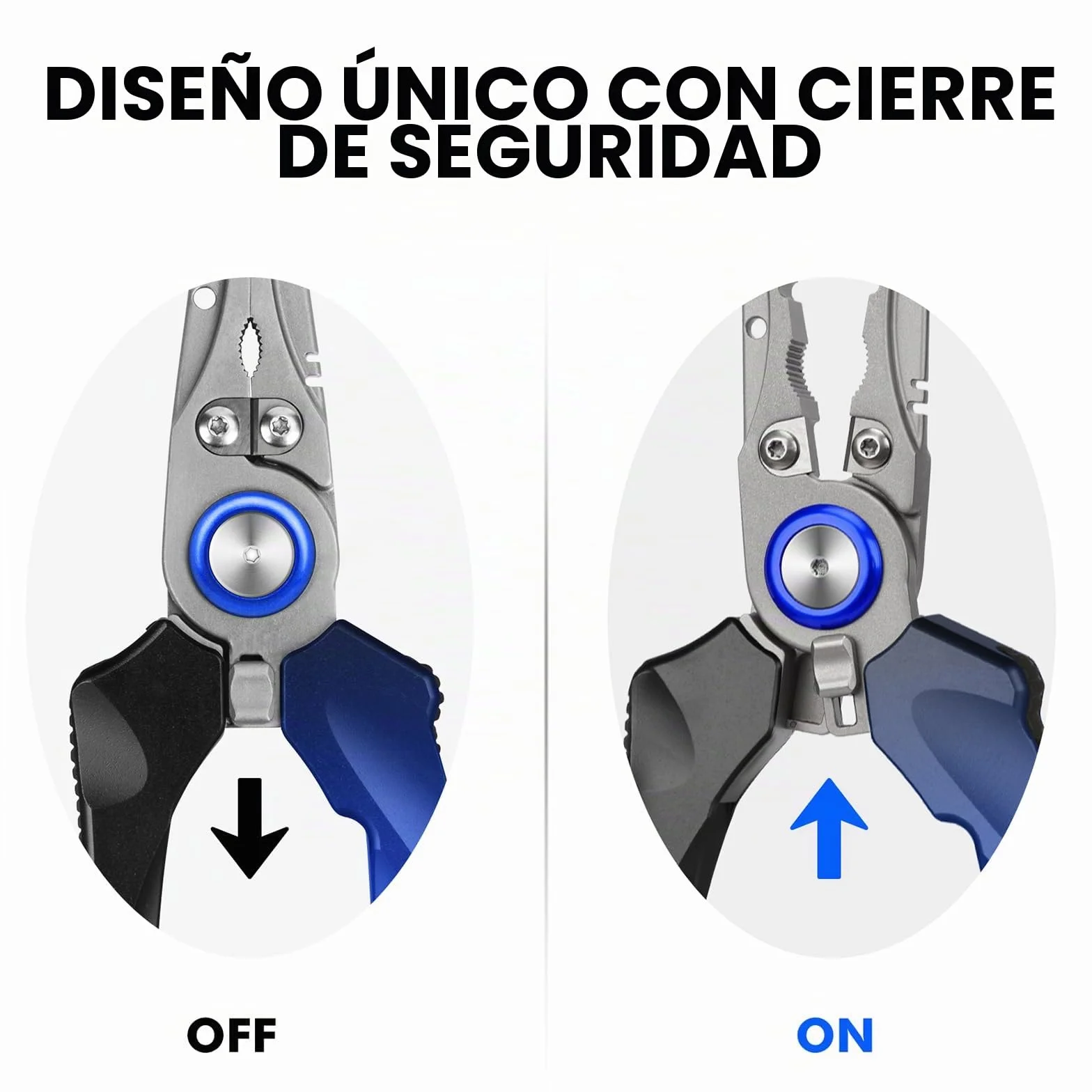 Truscend Alicates de Pesca con Cortador de Mo-V Blade Recubierto de Teflón Multifunción