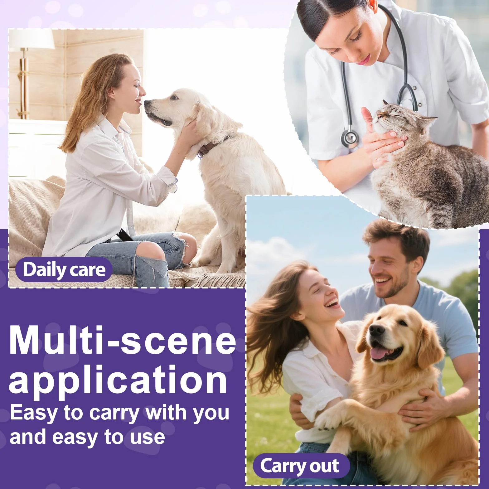 3 Piezas Pet Oral Repair Gel, BolíGrafo para El Cuidado Bucal De Mascotas, PortáTil La Limpieza Dental, BolíGrafo El Aseo Diario De Mascotas, para Gatos Y Perros