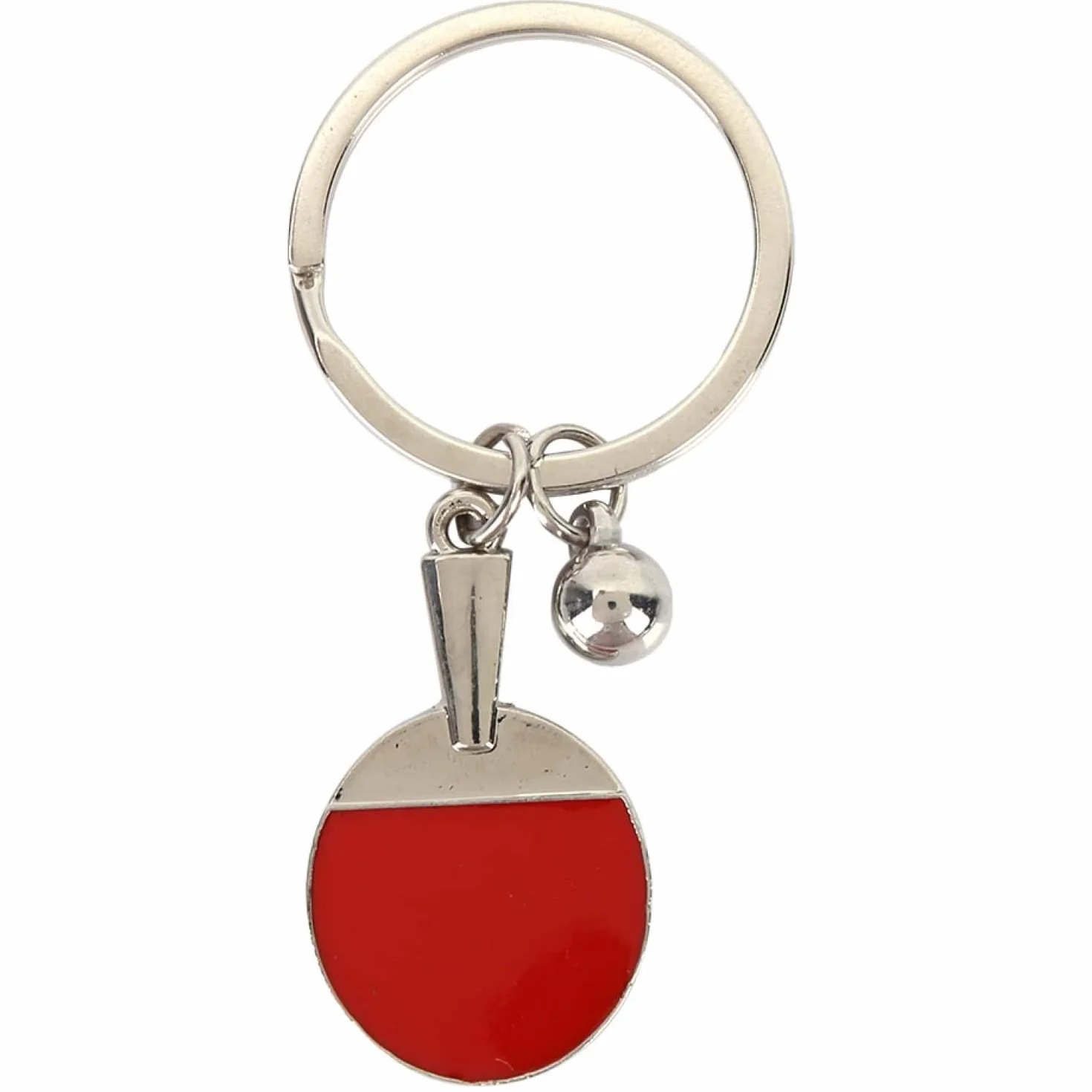 Llavero metálico raqueta de ping pong tenis mesa 11 cm