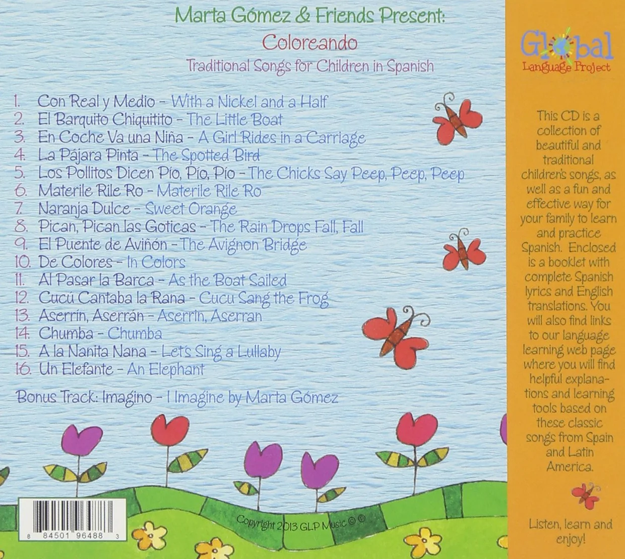 Canciones tradicionales para niños en español Coloreando