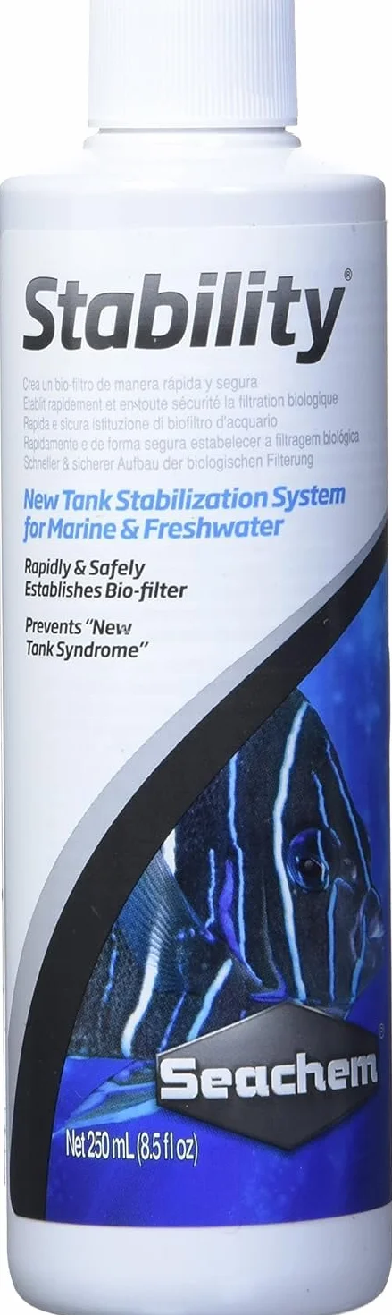 Seachem Tratamiento de Agua de Estabilidad, 250 ml