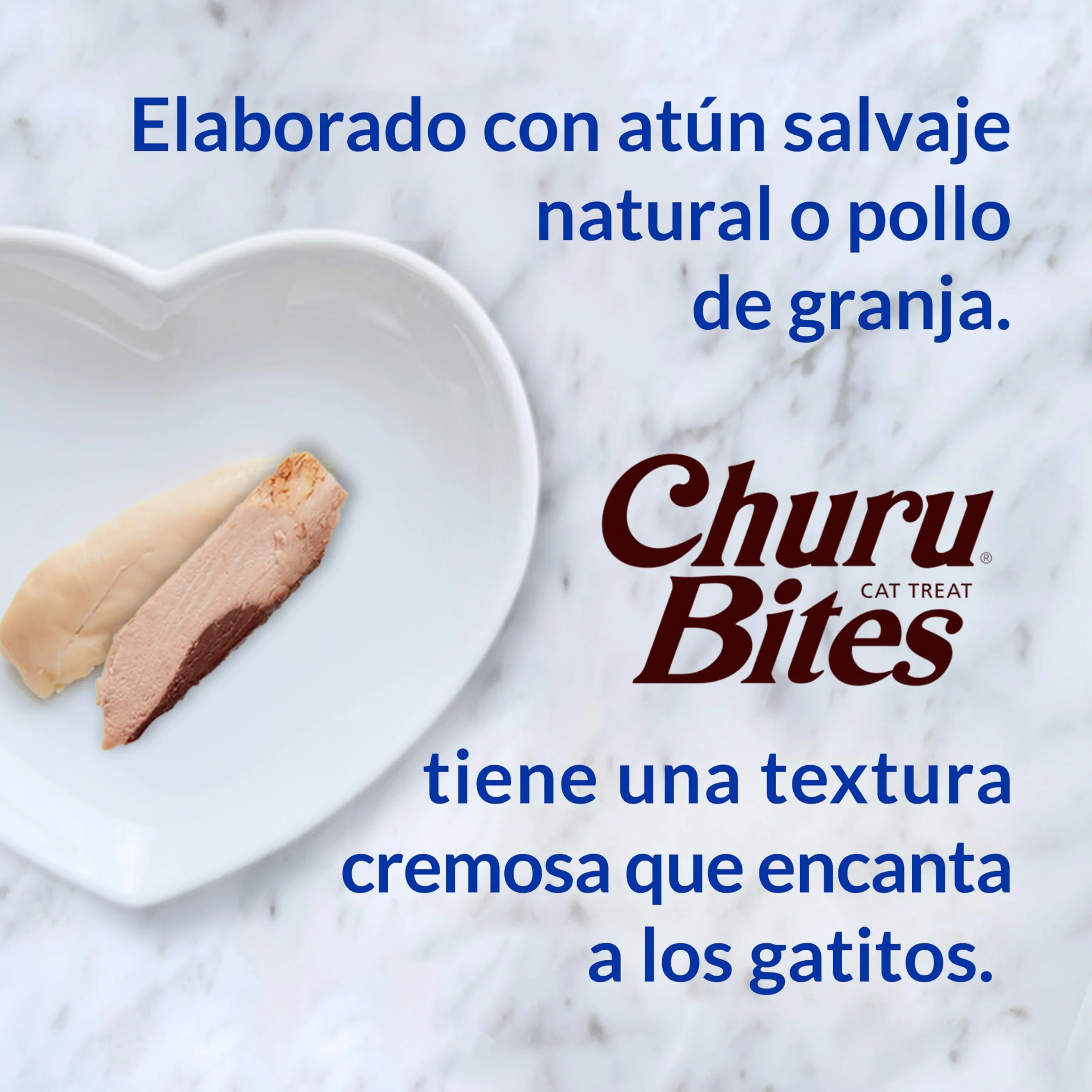 INABA Churu Bites Gatos - Receta Saludable de Pollo - Premios Saludables - Golosinas Crujientes y Cremosas - Pequeña y Práctica Porción Sabor Pollo - Sin conservantes ni Colorantes - 30g (3x10g)