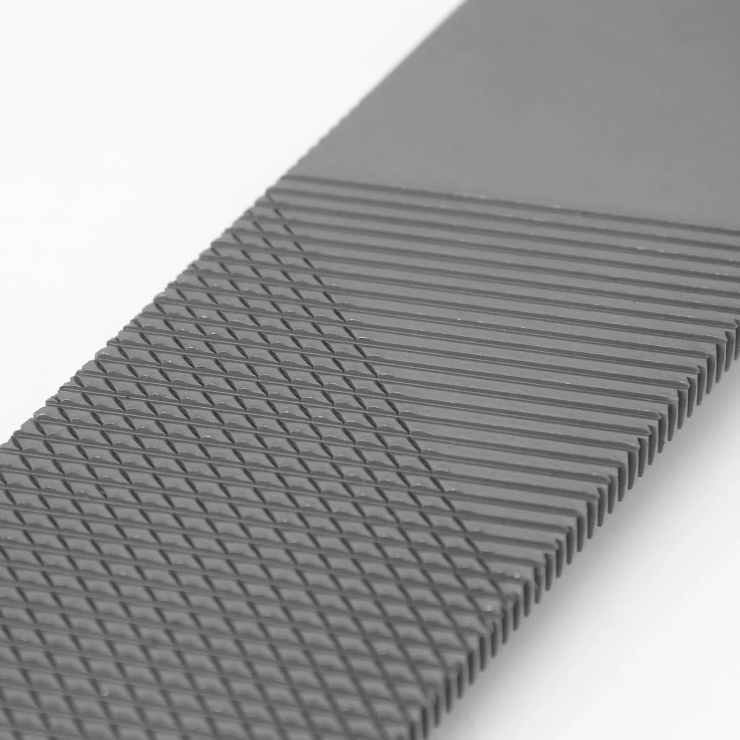 QWORK® Escofina para pezuñas de Doble Cara de 200 mm de Acero al Carbono con Mango de Goma - Herramienta para herrador
