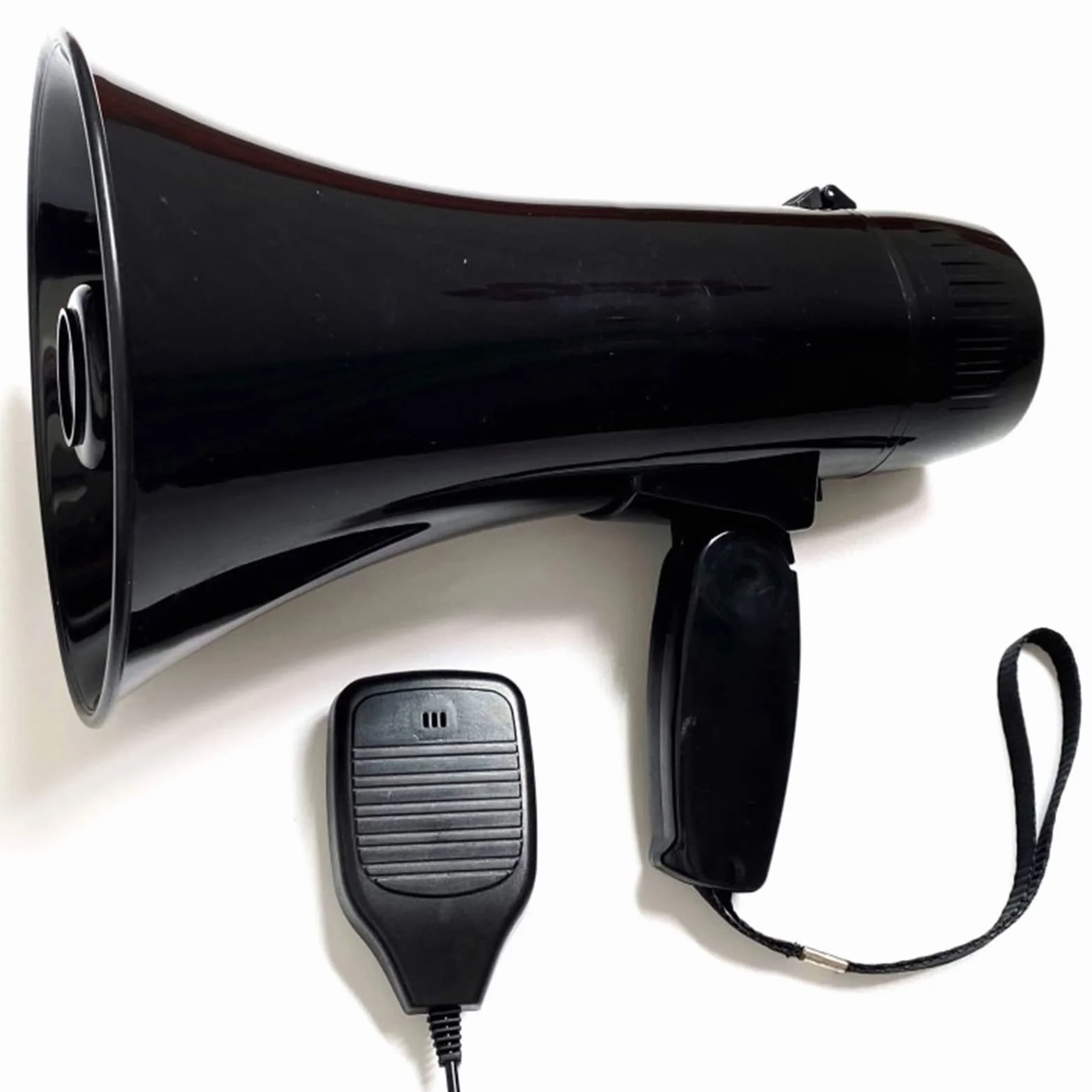 FAMKIT Altavoz megáfono portátil Bullhorn con micrófono desmontable USB
