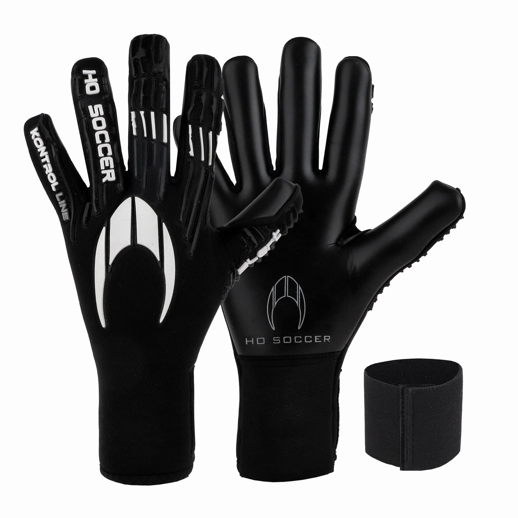 HO Soccer KONTROL Alert Blackout Guantes de Portero Unisex Adulto