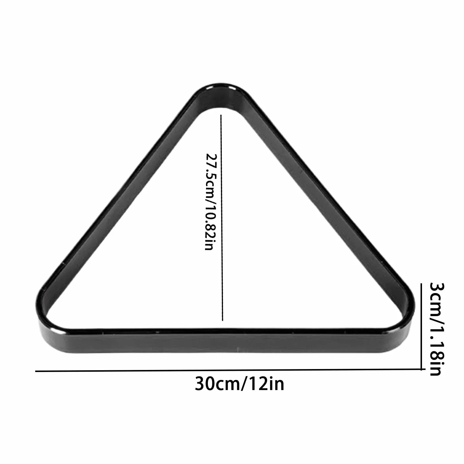 Triángulo Para Bolas de Pool Estándar - Accesorio para Mesa de Billar para Entrenamiento Partido Hogar