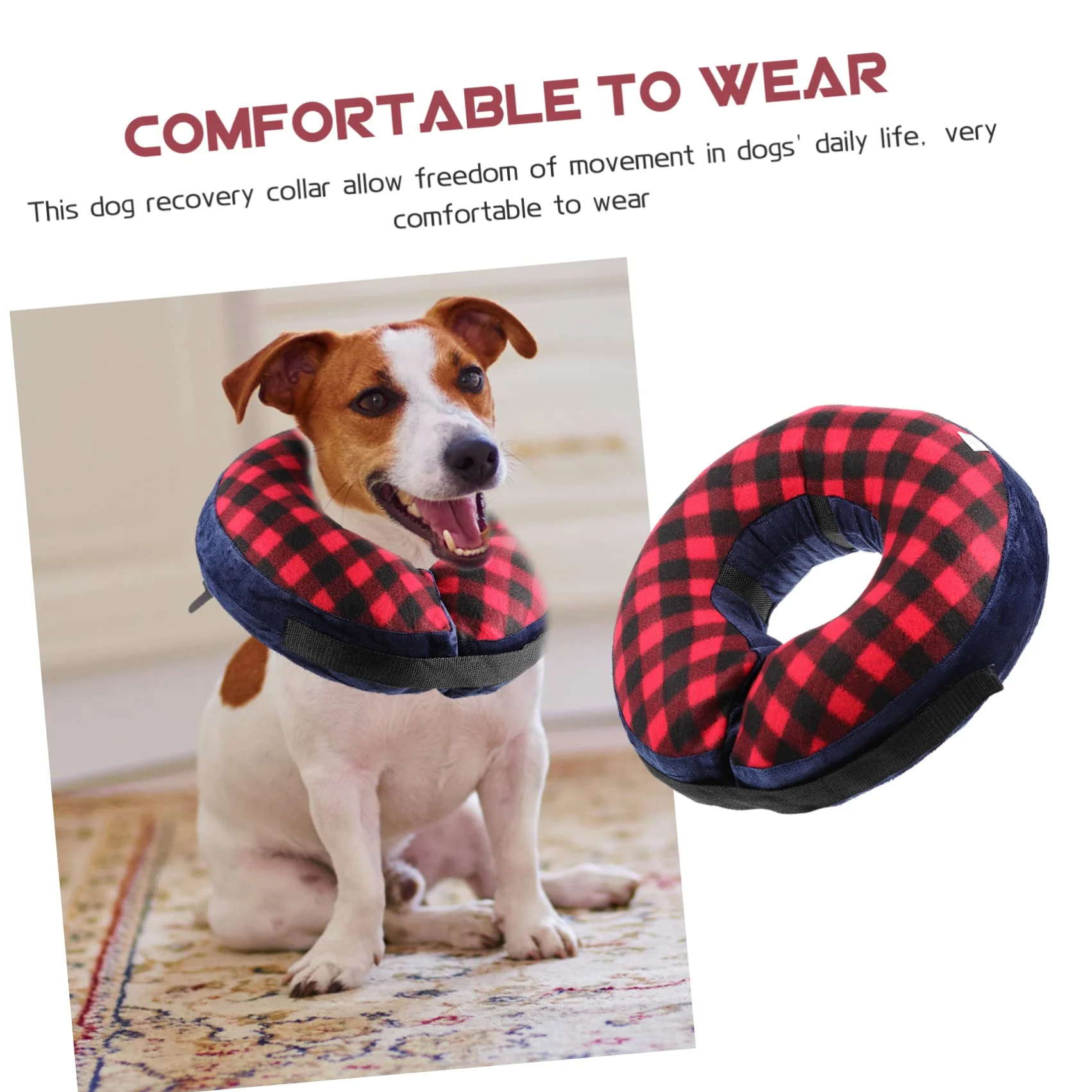 Ipetboom 5piezas Collar Inflable Protector para Mascotas Collar De Cómodo y Transpirable para Gatos y Perros Después De para Cuidado De Heridas