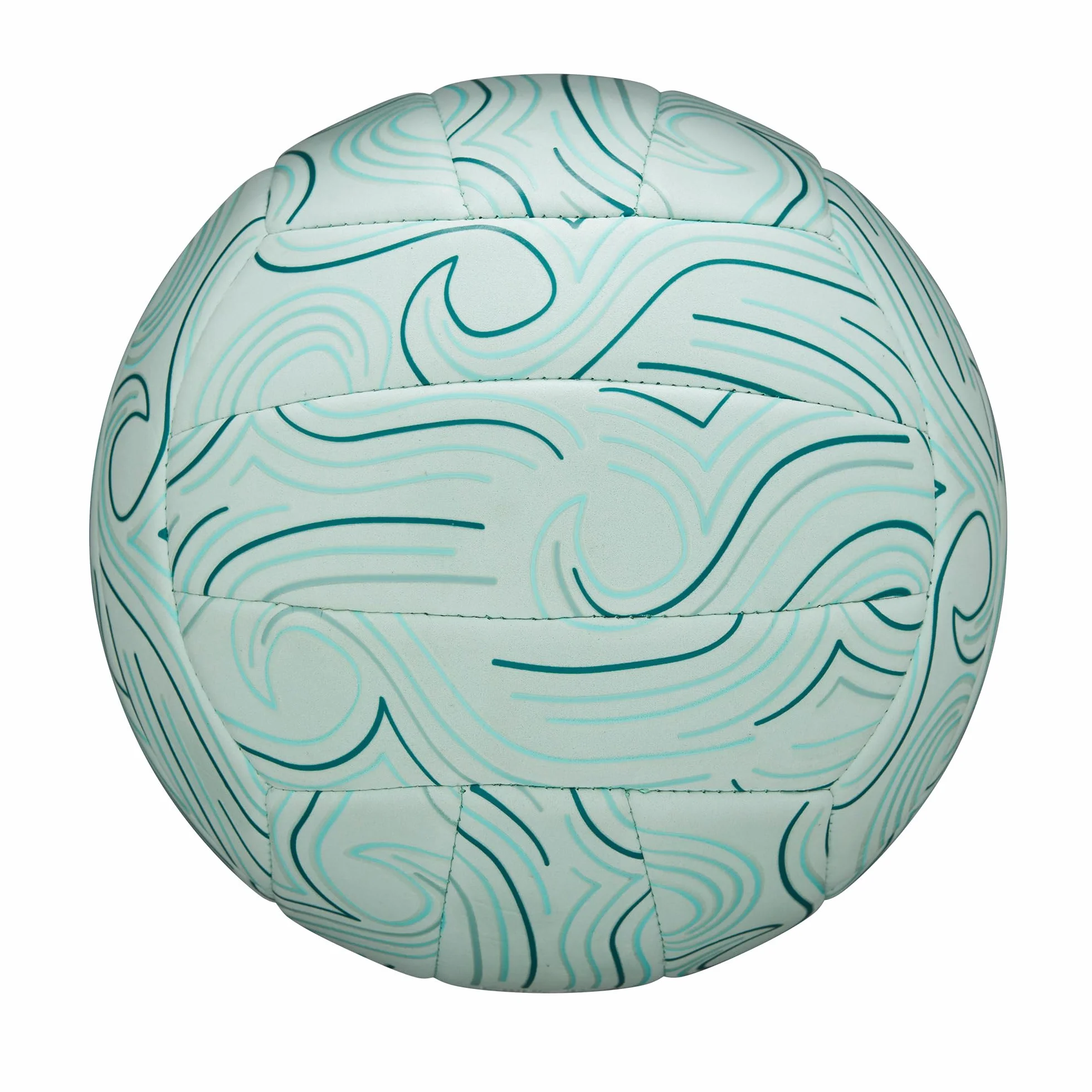 Wilson Balón de Voleibol Shoreline Soft Gen Verde, Tamaño Oficial, Azul Claro