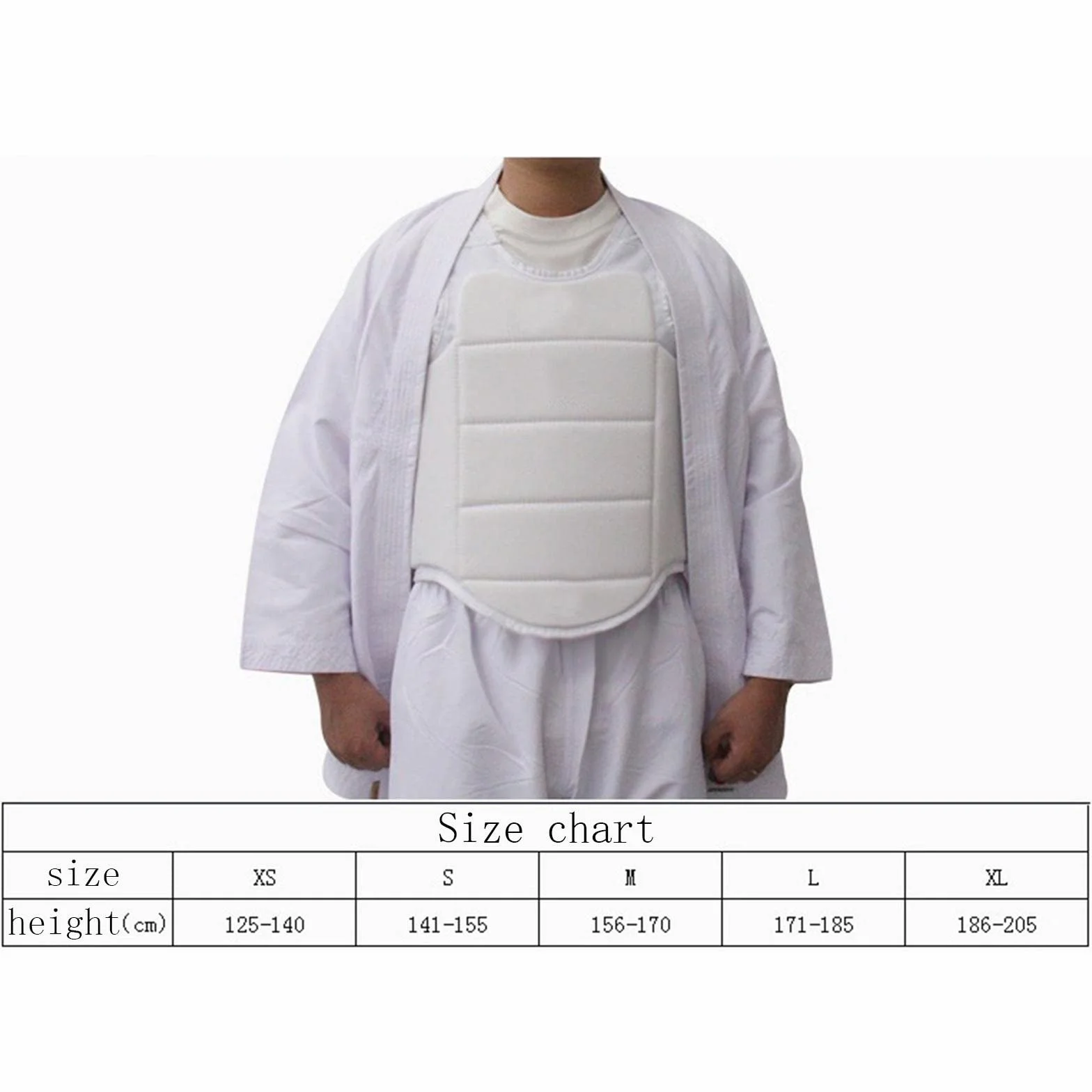 Colcolo Chaleco Protección Corporal Karate Boxeo Thai para Entrenamiento MMA