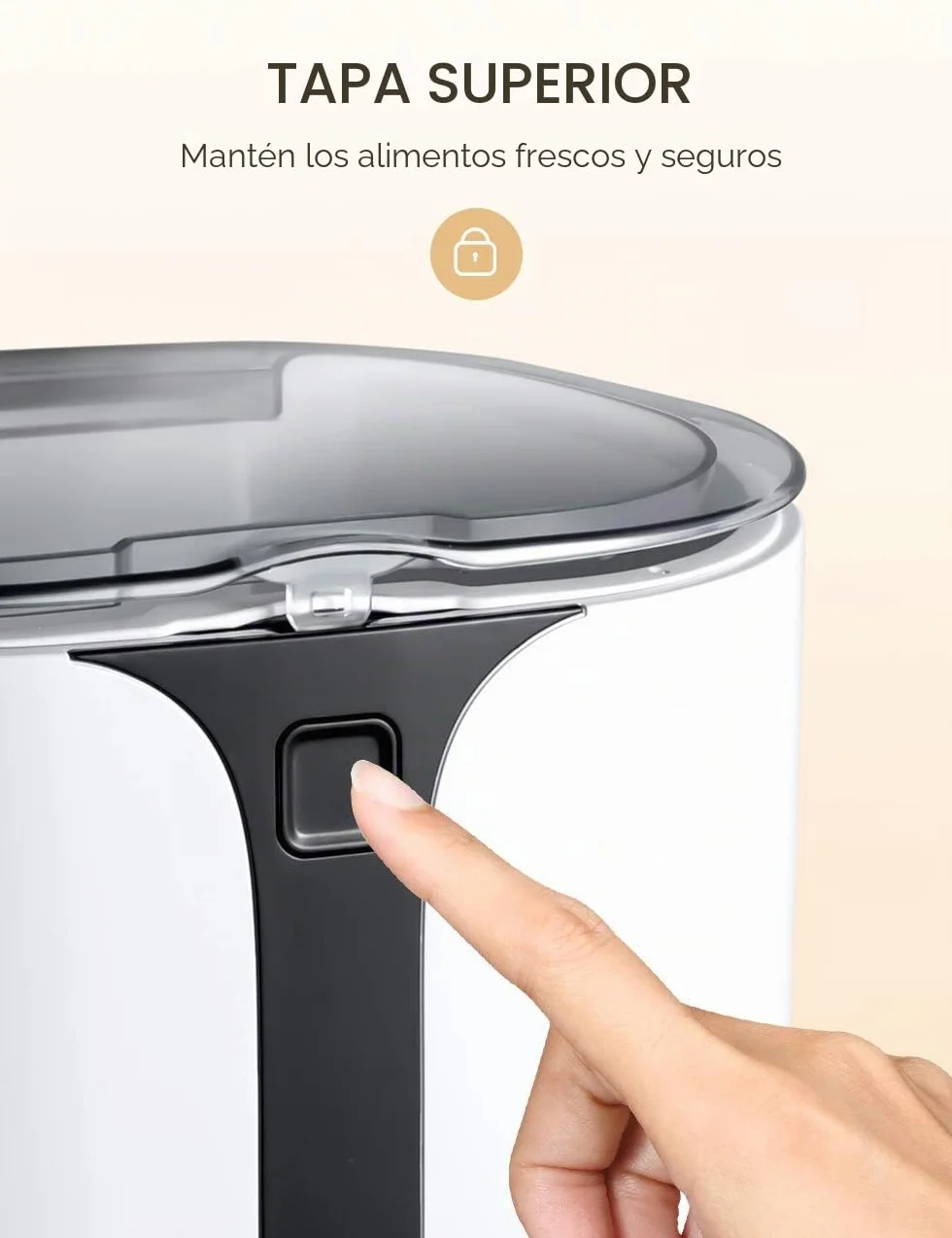 Faroro 7L Comedero Automático para Gatos, Dispensador Comida para Gatos y Perros con Temporizador hasta 5 Comidas por Día, Control de Porciones, Pantalla LCD, Grabación de Voz de 10s