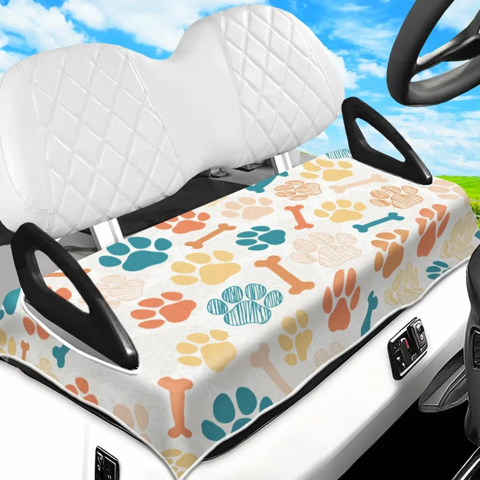 Peacoblue Fundas de asiento para carrito de golf 100% microfibra 51 x 31 pulgadas