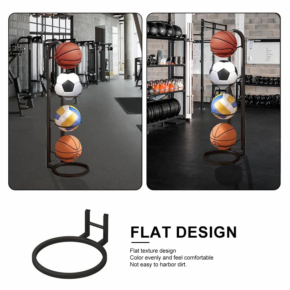 Estantería de Almacenamiento de Pelotas Baloncesto Vertical