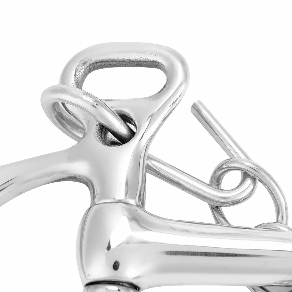 wosume Rodillo de Boca cómodo y Seguro, masticación de Caballos, Cadena de Boca de Caballo Caballo Bocado para Caballo para Uso prolongado(The Horse's Mouth is 125 mm Long)