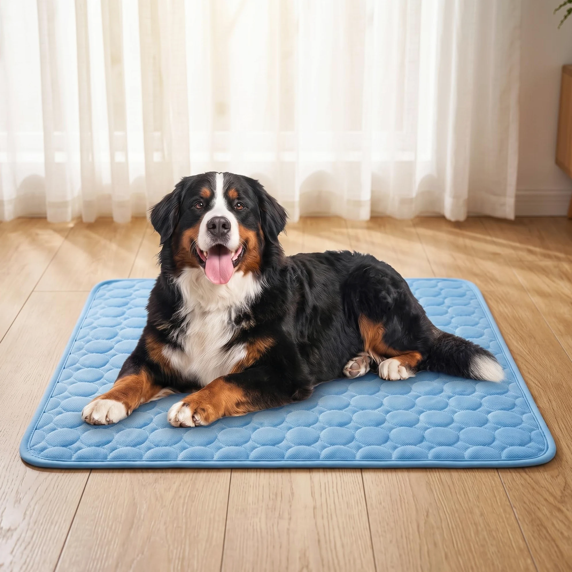 Alfombrilla Refrescante para Mascotas (Perros Y Gatos) - Plegable, Transpirable Y Lavable. Alivio Veraniego para Mascotas Pequeñas. - Uso En Interiores. Drak Gray XX-Large