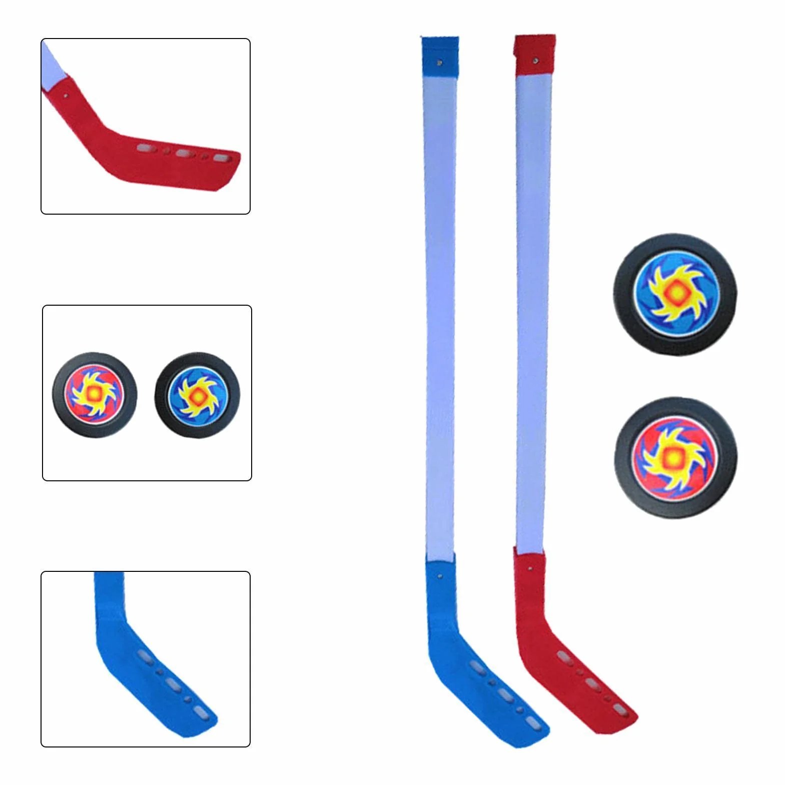 Palos de Hockey sobre Hielo Junior Adultos Alas Izquierdas Derechas Longitud Club
