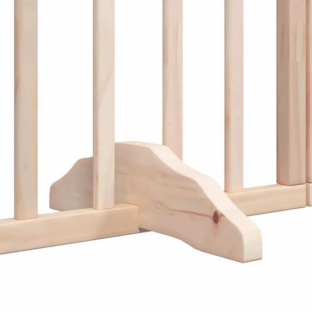 vidaXL Puerta para Perros con Puerta Plegable de 6 Paneles, 300 cm,