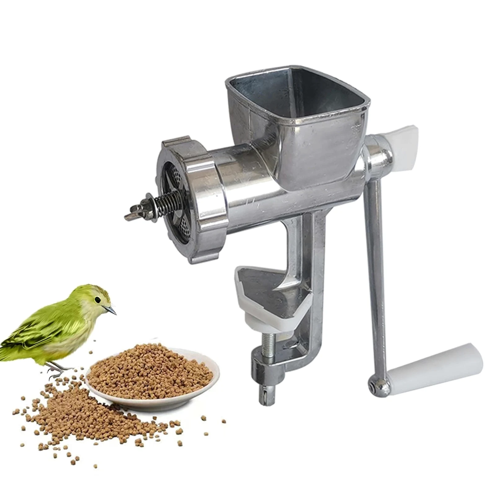 OVARIA Máquina de pellets de Alimentos for piensos, máquina Manual for Hacer pellets de Alimentos for Perros y Gatos, granuladora de Cebo for Mascotas for Peces, pájaros, Gatos, Perros y Loros