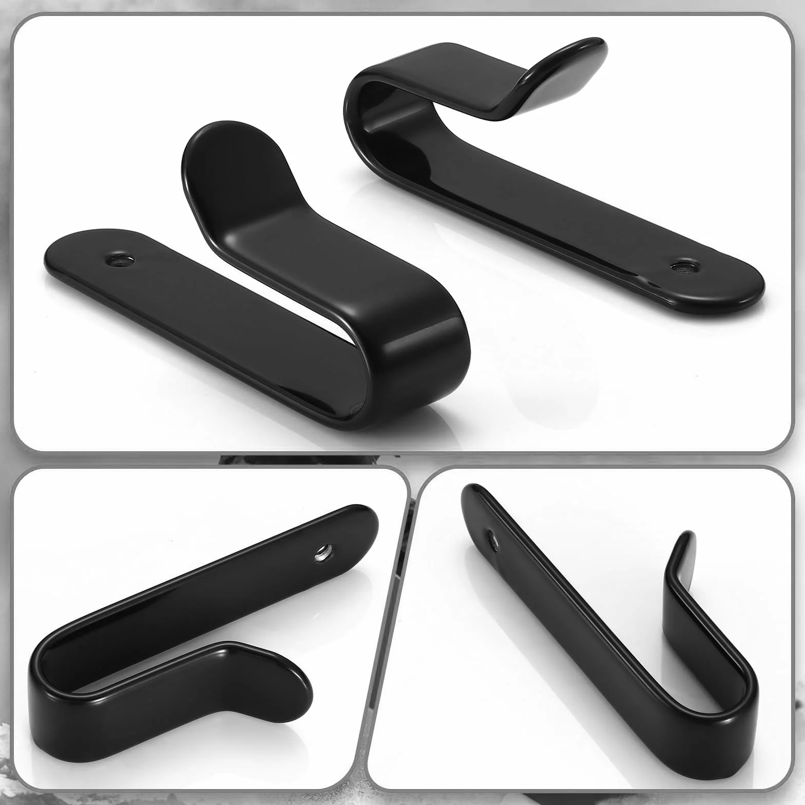 Soporte de Pared para Snowboard, Paquete de 2 Clips Horizontales, Exhibición para Hogar y Garaje