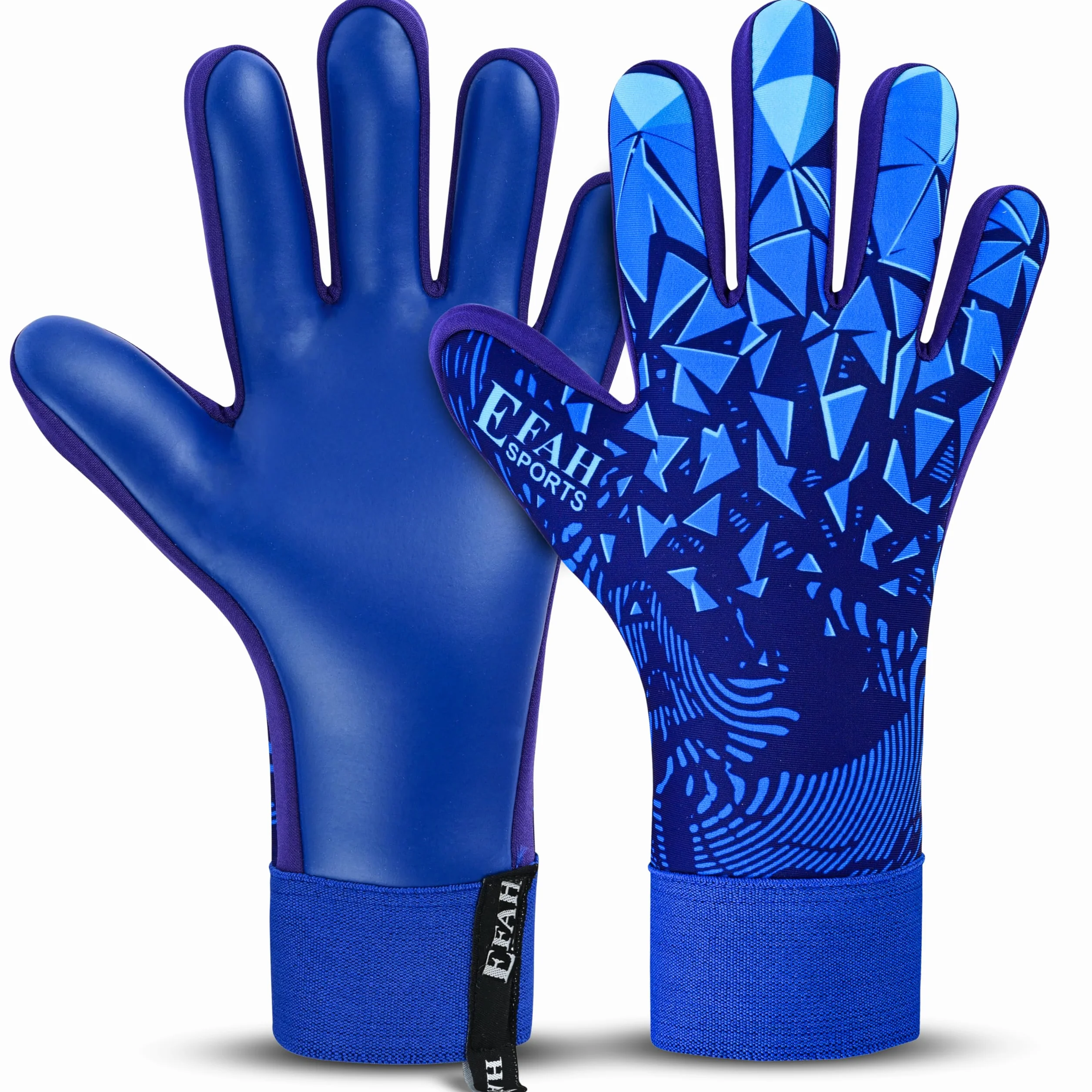 Guantes de Portero de Fútbol para Niños con Palma de Látex y Protección de Dedos