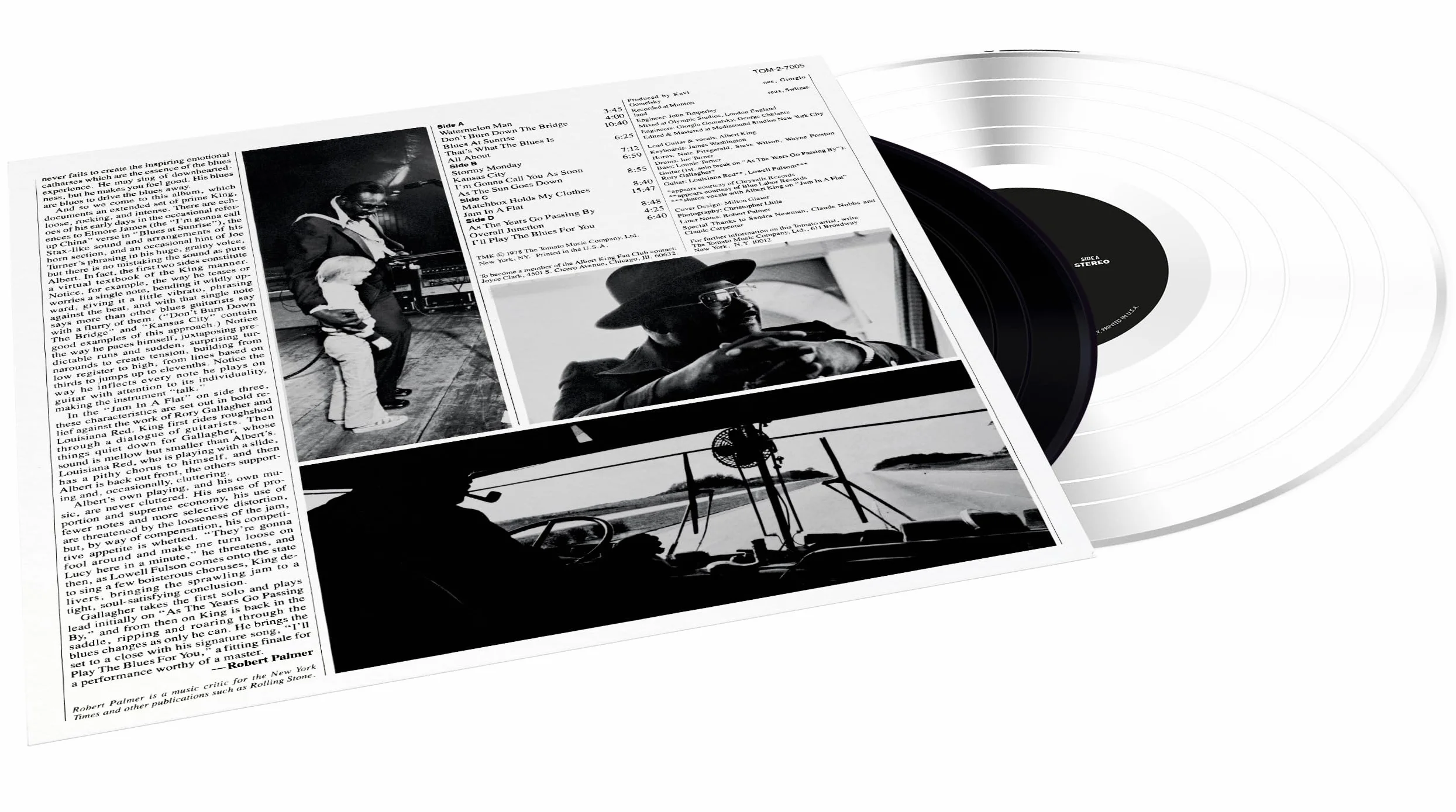 Albert Live Tomato Records Blanco Y Negro 2LP