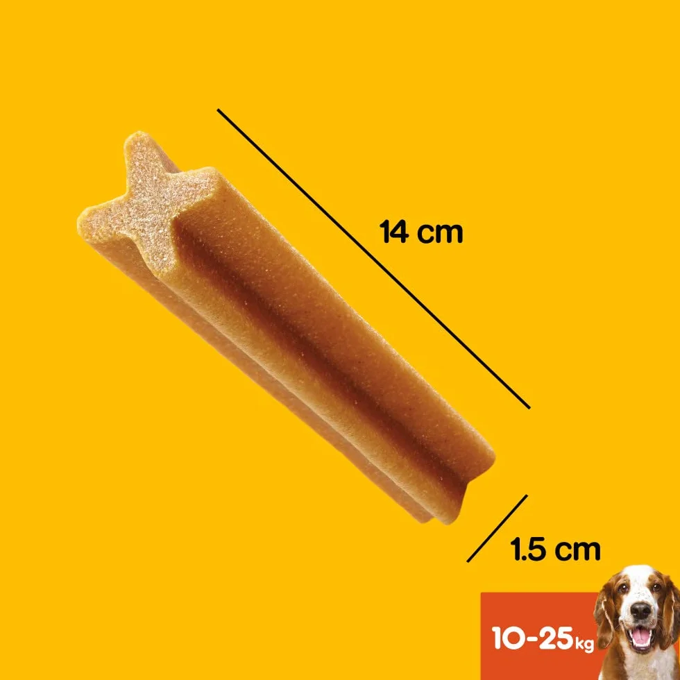Pedigree Dentastix Snack Dental para la Higiene Oral de Perros Medianos (1 Pack de 56ud)