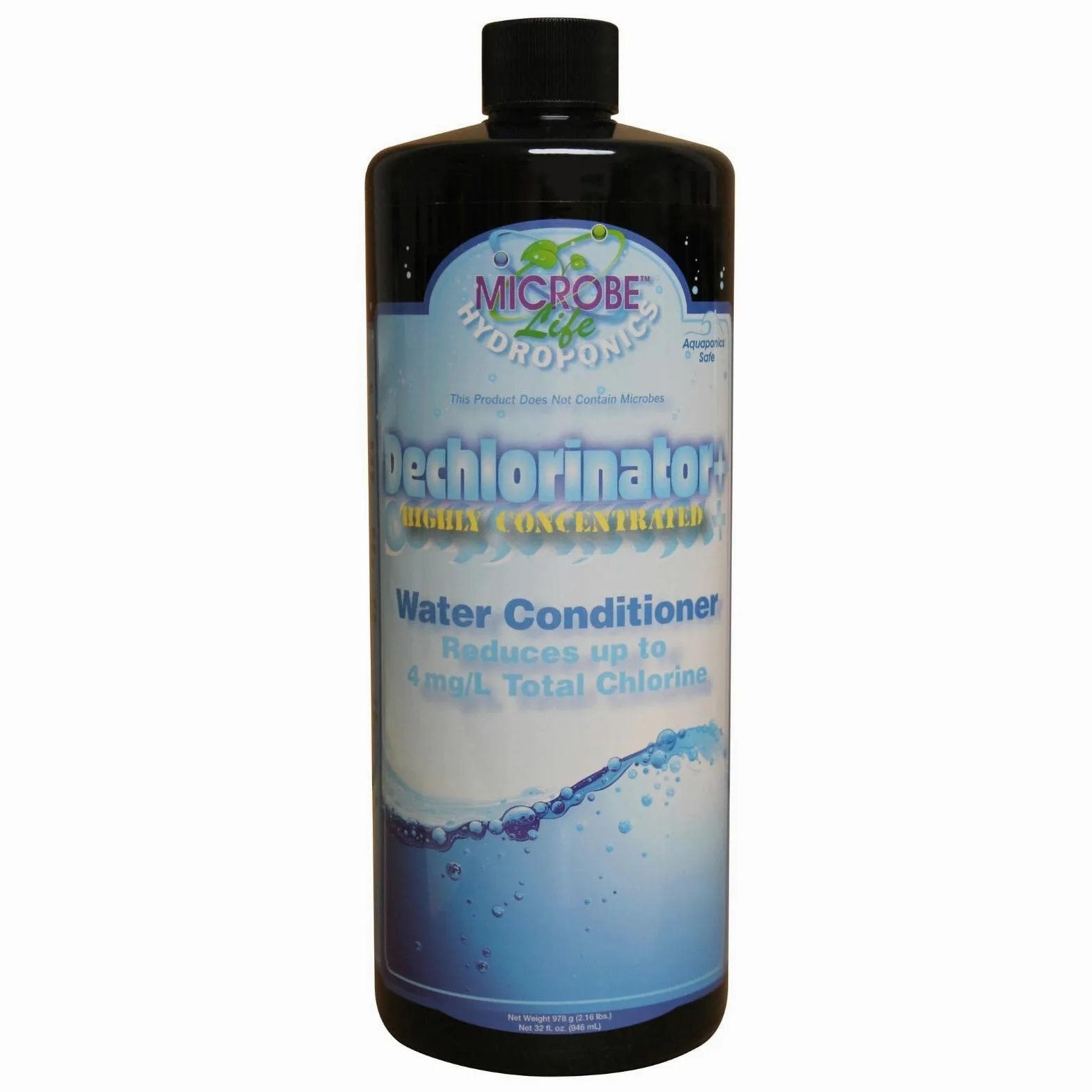 Microbio vida dechlorinator Acondicionador de agua, 1-quart