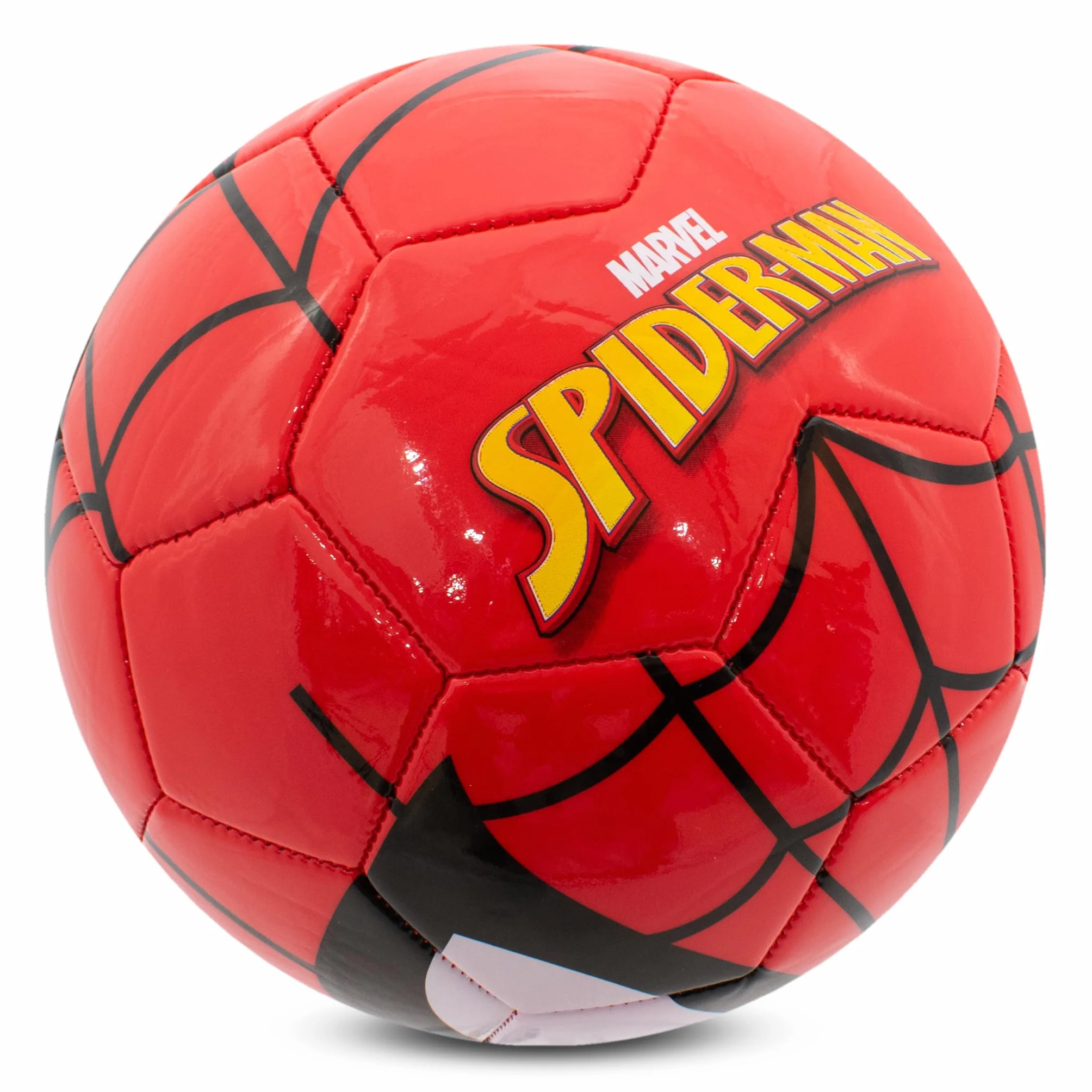 Hy-Pro Spiderman Oficial Balón de Fútbol Tamaño 5, Pelota de Entrenamiento para Juegos al Aire Libre