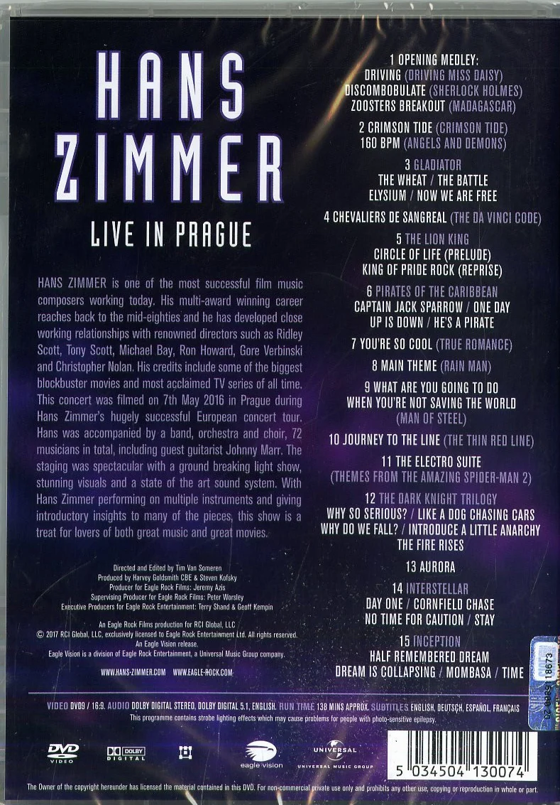 Live In Prague DVD