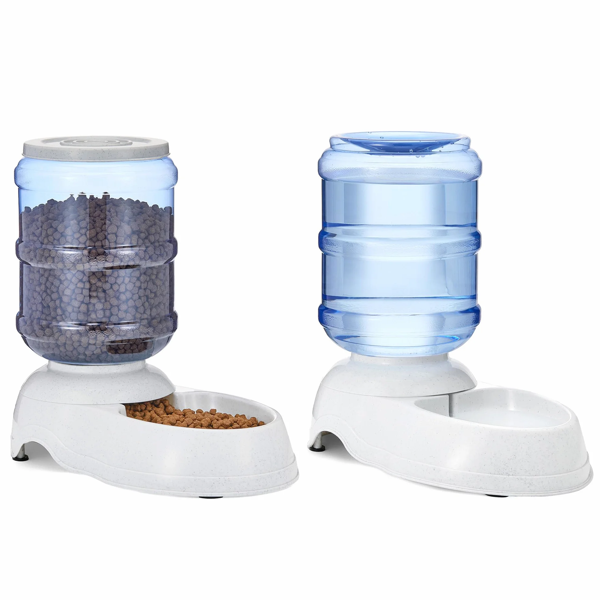 Amazon Basics Dispensador de agua, Perros y gatos, 3.8 litros (1 galones), Pequeño, Transparente