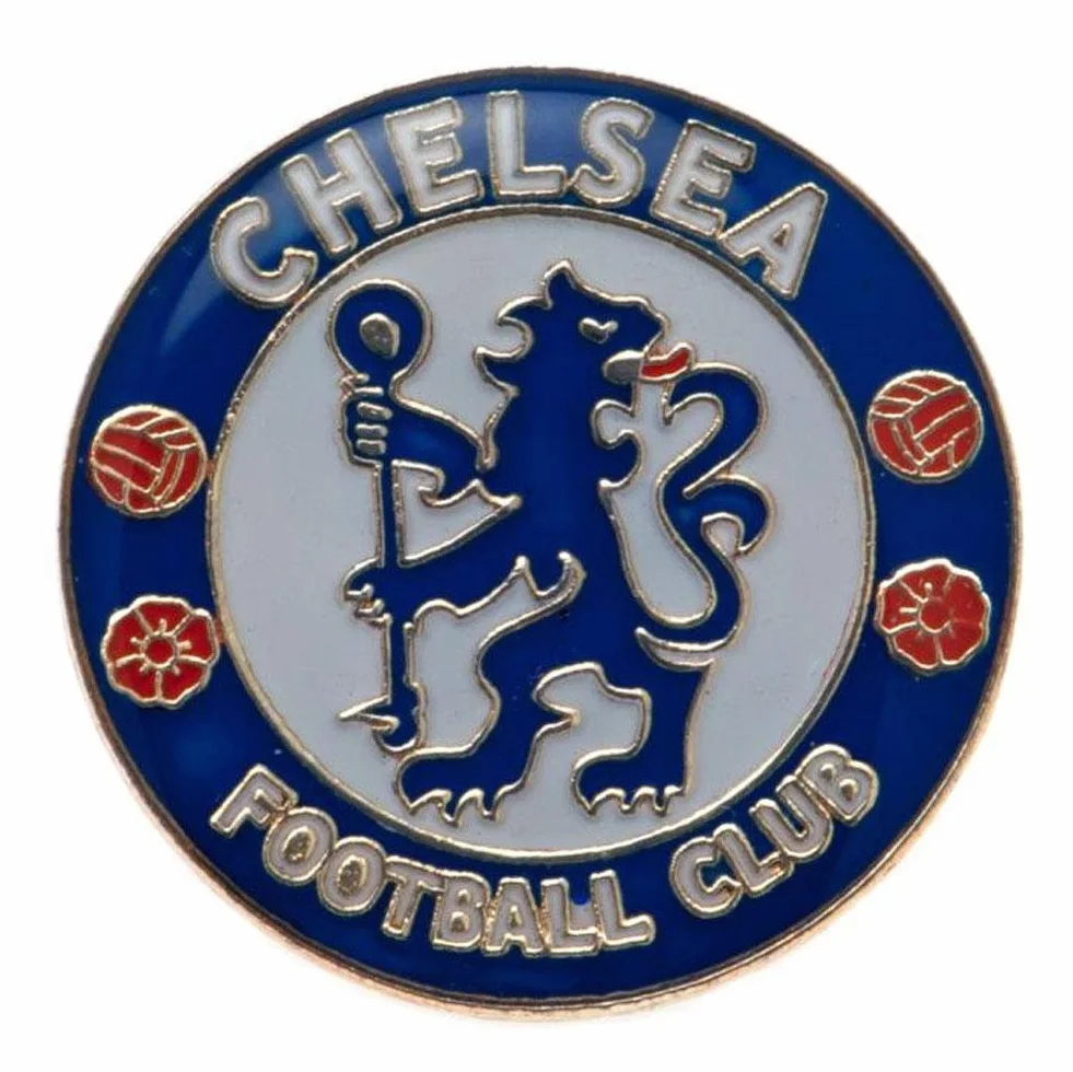 Chelsea FC Pin de Metal Oficial con Escudo del Club Azul