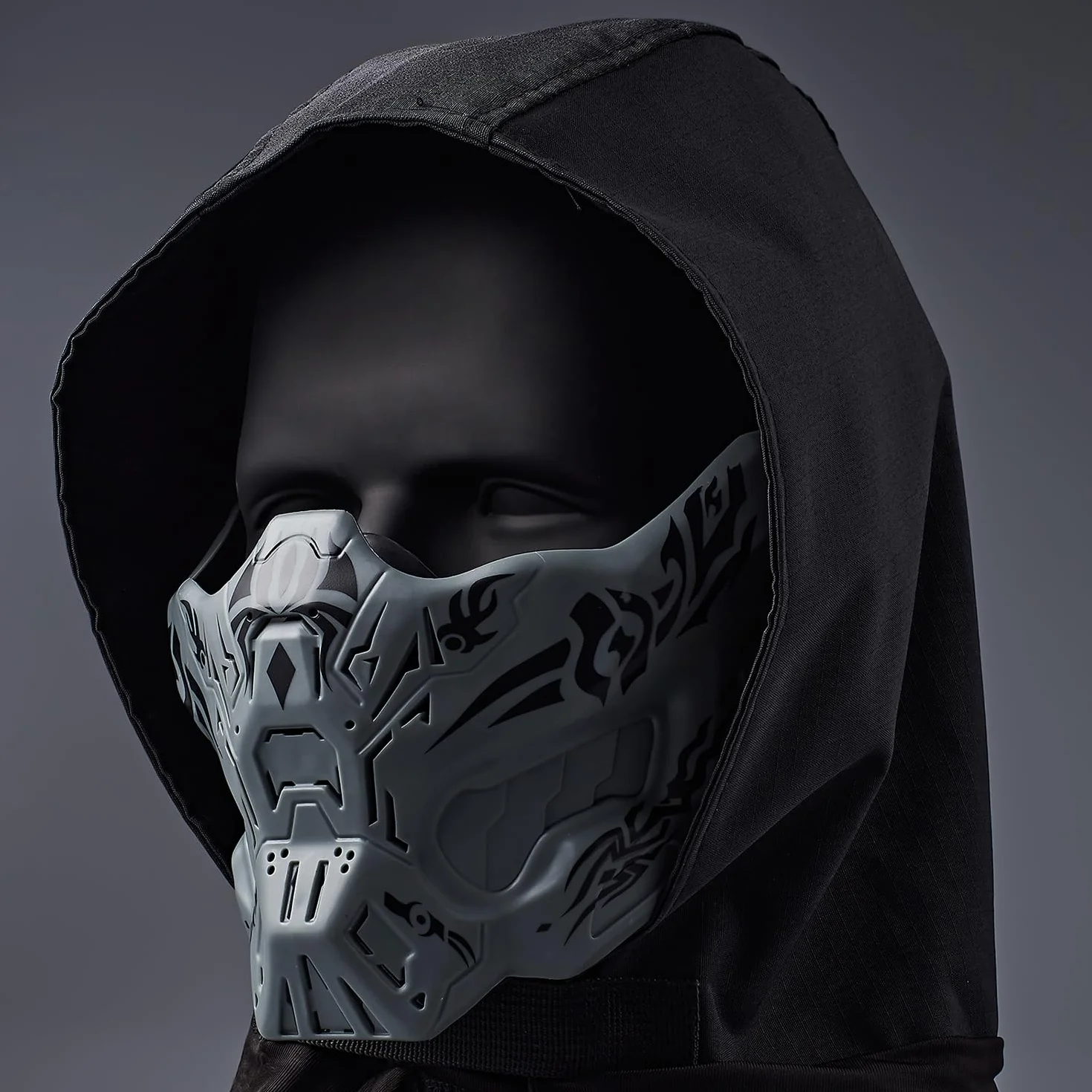 Máscara de media cara para airsoft paintball protección táctica antiempañamiento Halloween cosplay