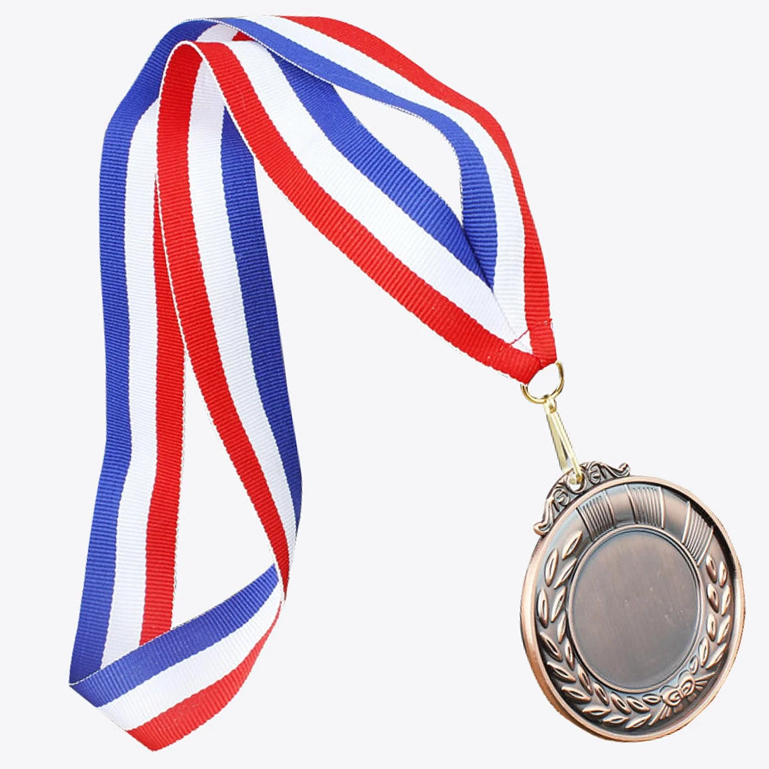 Cinta de medalla azul blanco rojo 30 unidades NIYATA