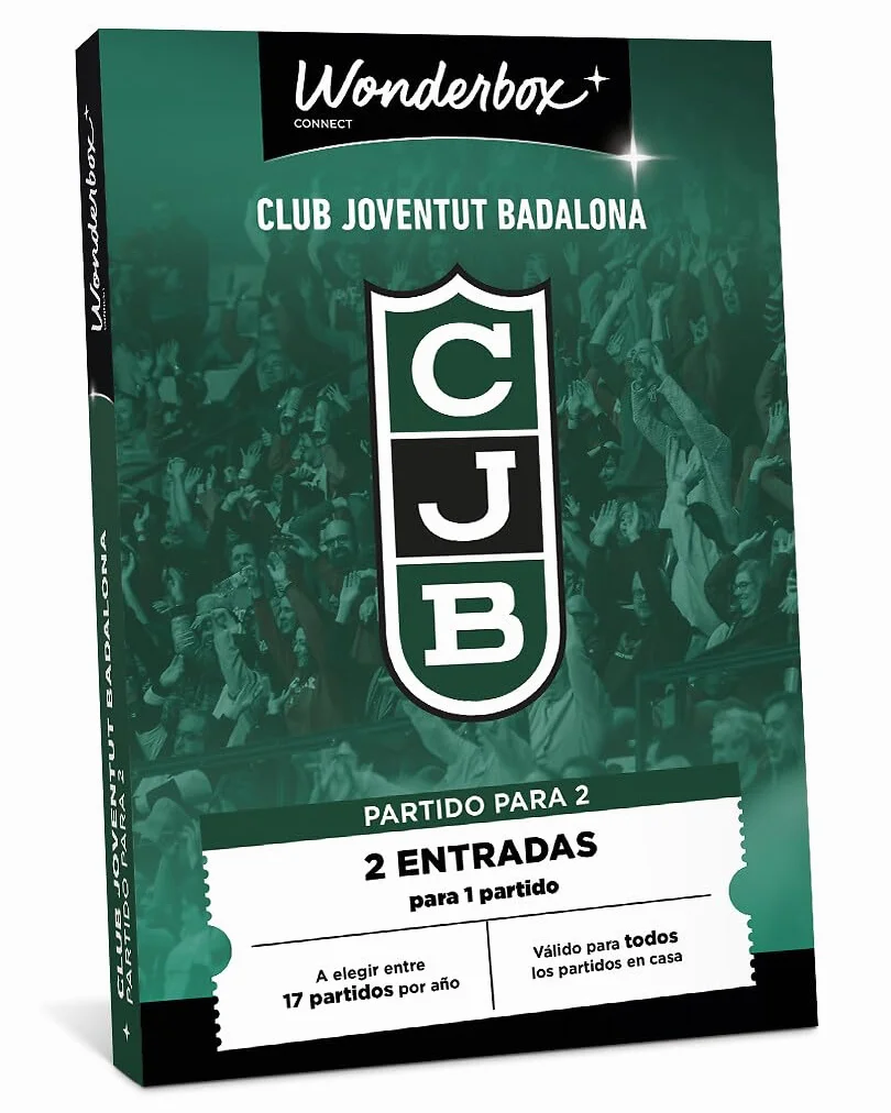 WONDERBOX Connect Caja Regalo Club Joventut Badalona Classic 2 entradas Partido Baloncesto Válido 27 Meses