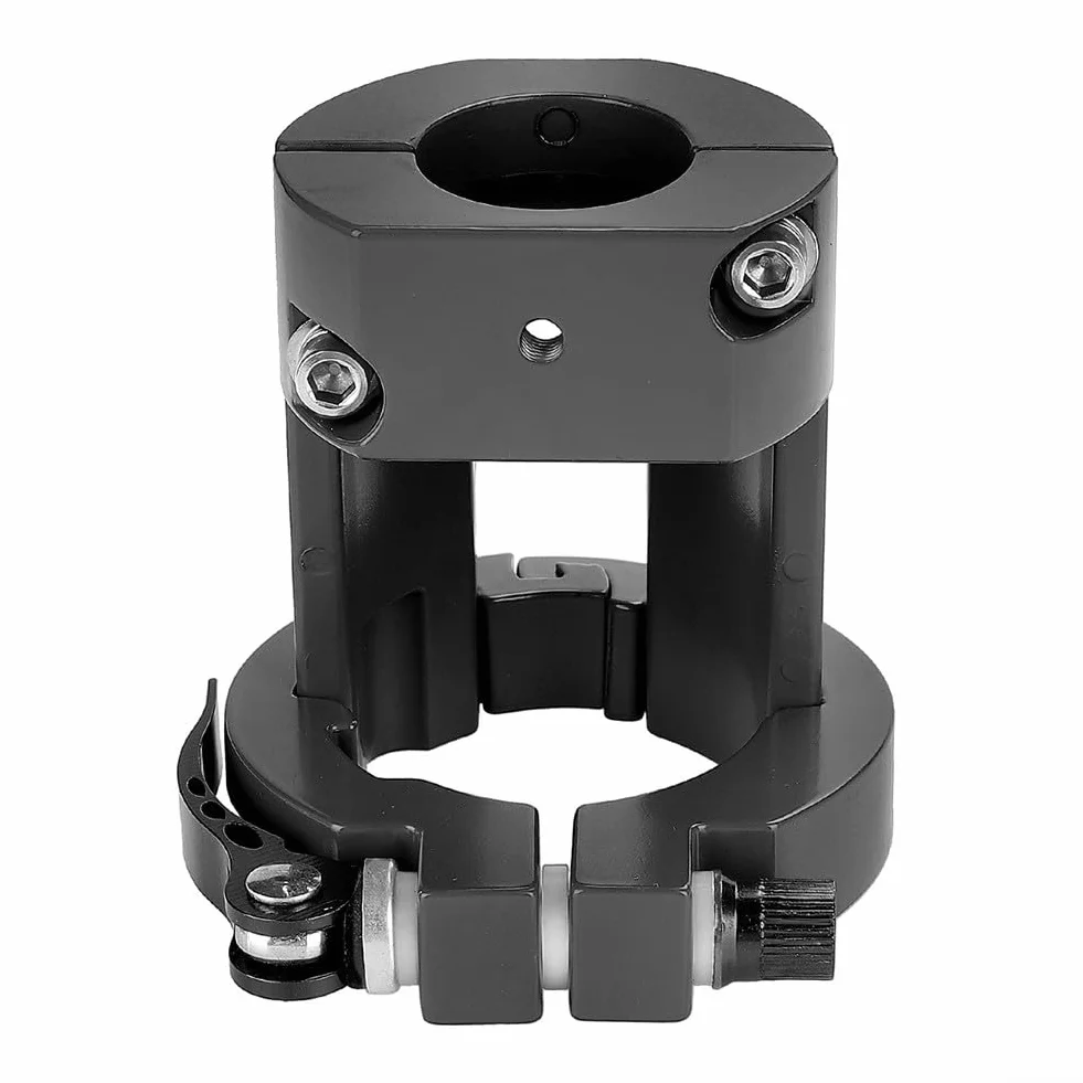 Base de poste plegable de aleación de aluminio para Xiaomi M365/Pro, Negro