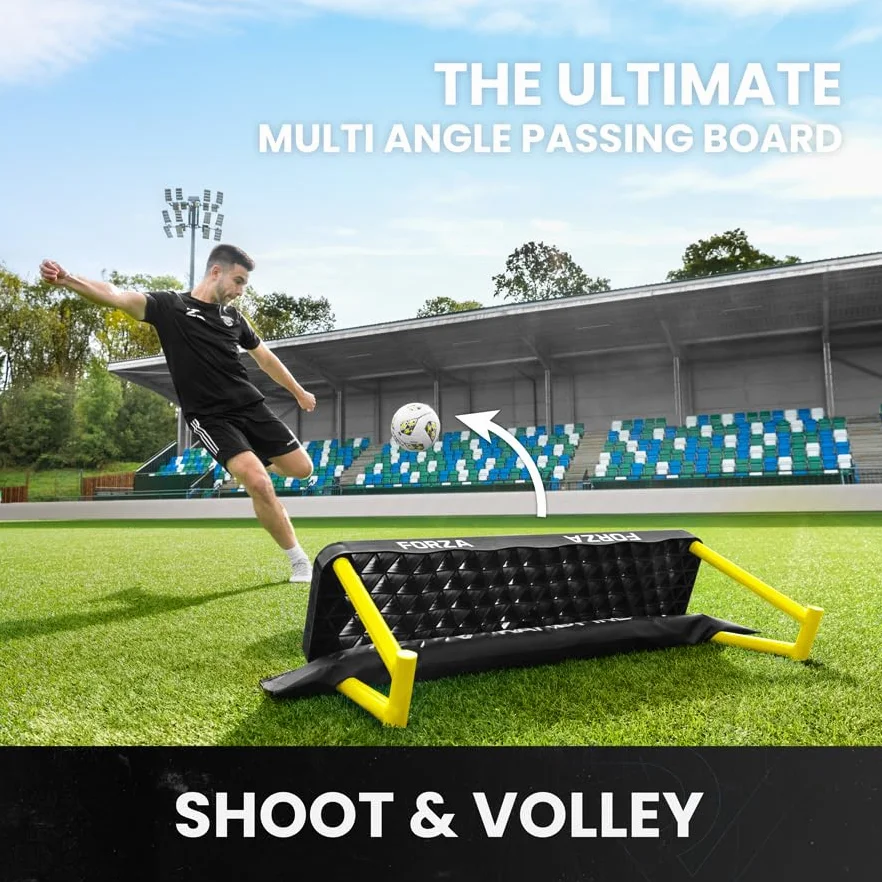 FORZA Wave Soccer Rebounder 4 en 1 Tablero de rebotes y pases - Estándar o XL