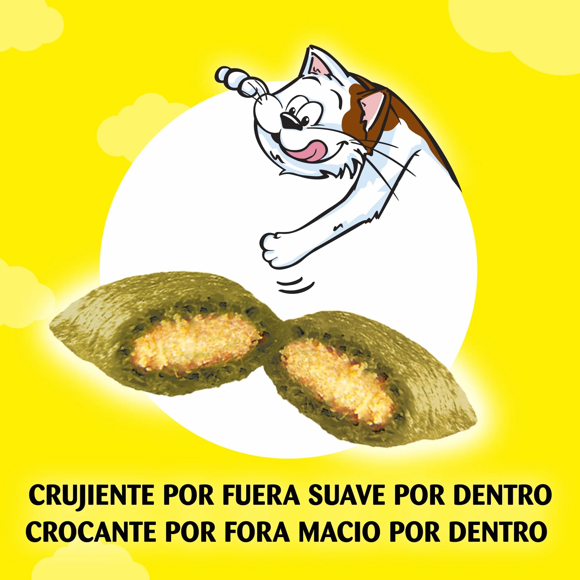 Catisfactions Premios para Gatos Sabor Hierba Gatera 6 Packs de 60g