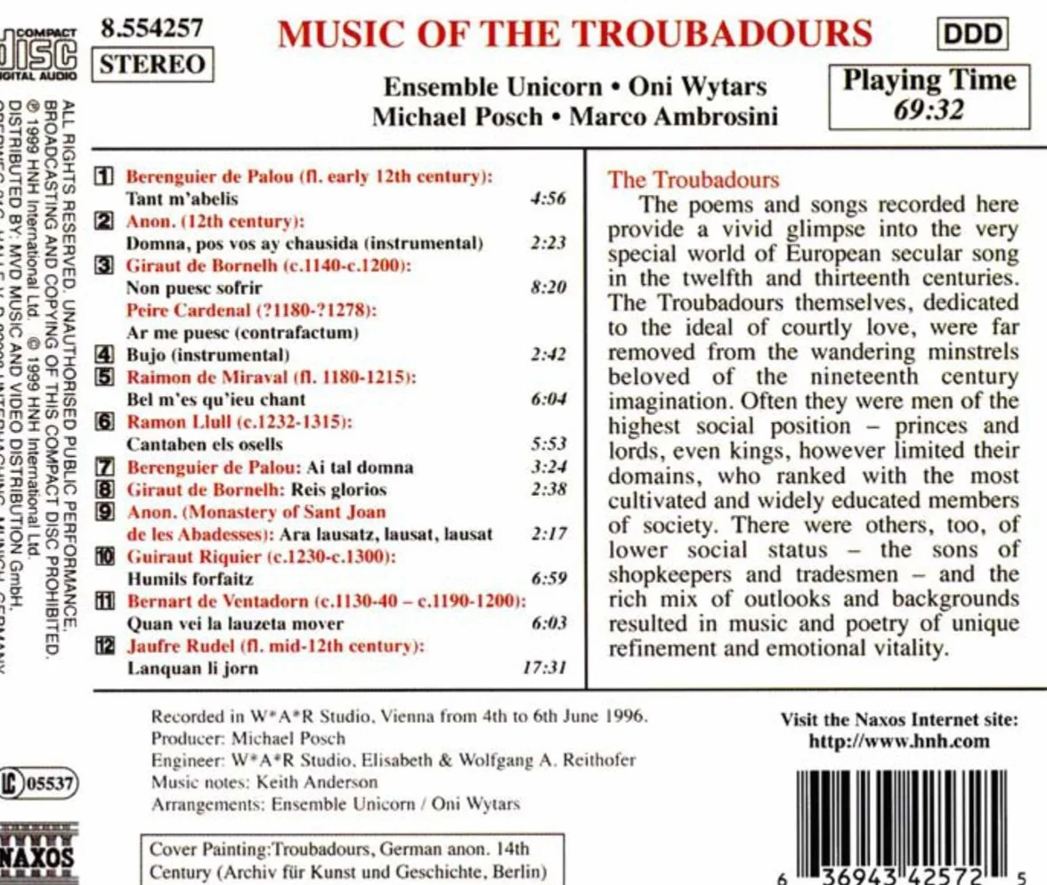 Musique Des Troubadours