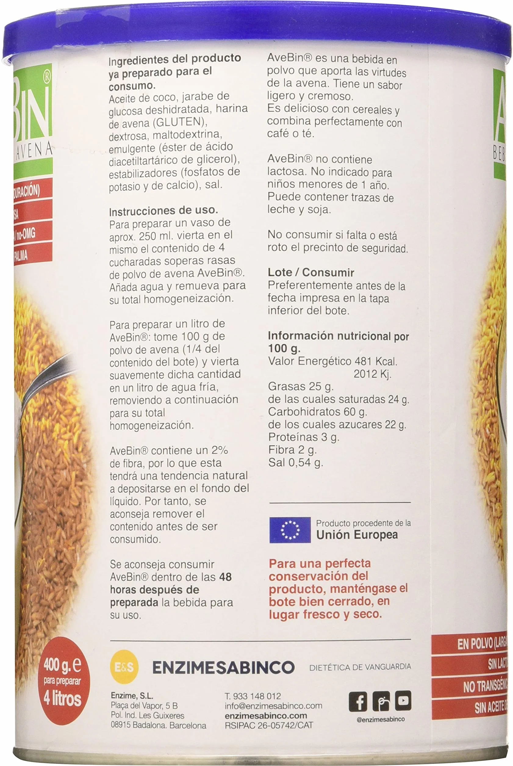 AVEBIN 400 gr (SAB801)