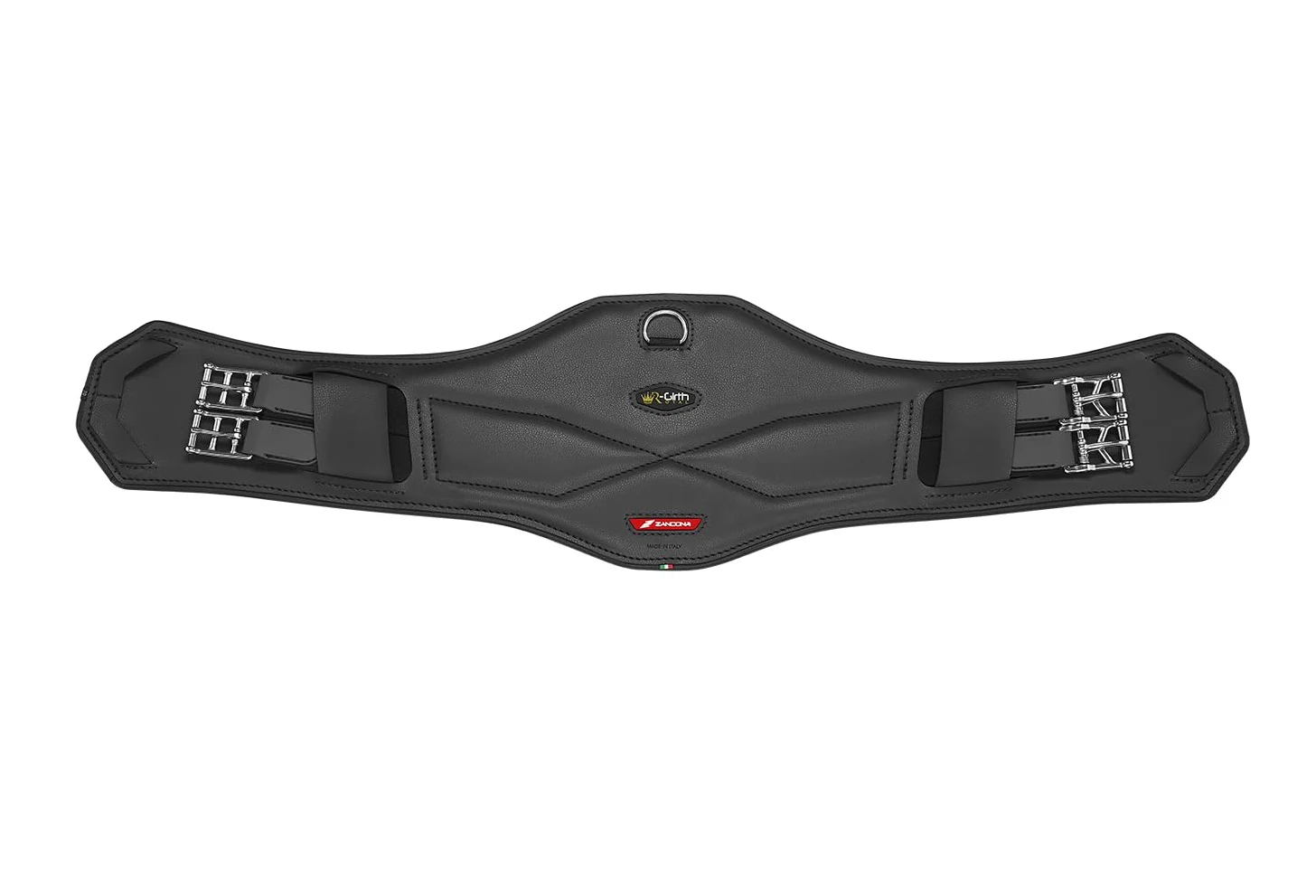 Zandonà Royal Girth Caballos Doma, Adultos Unisex, Negro, 75cm
